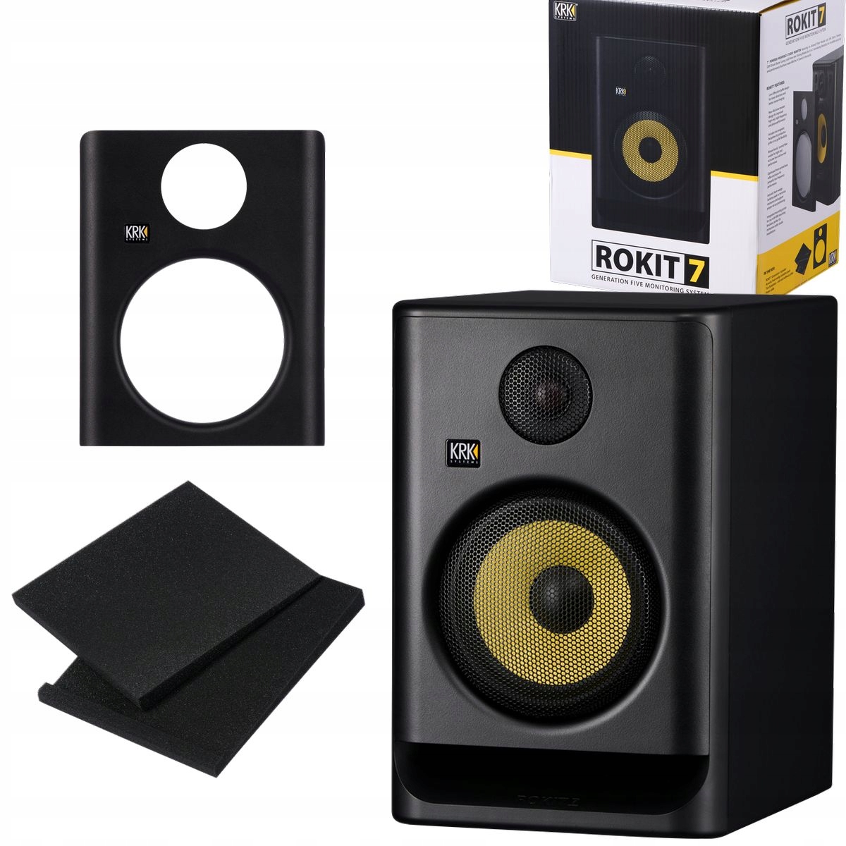 KRK ROKIT 7 G5 RP7 G5 CZARNY MONITOR STUDYJNY AKTYWNY