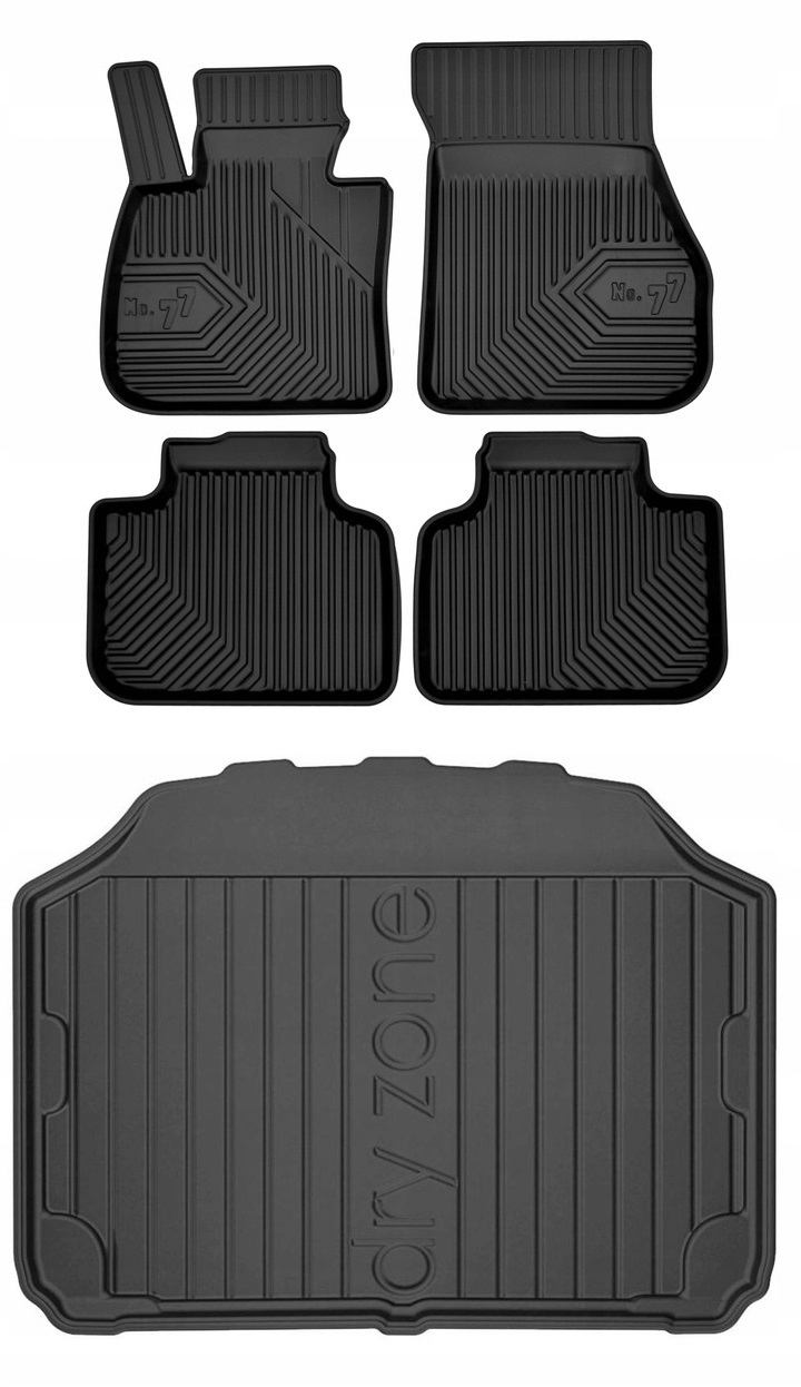 Set 77 Gumové koberce a rohože Bmw X2 F39 od roku 2017