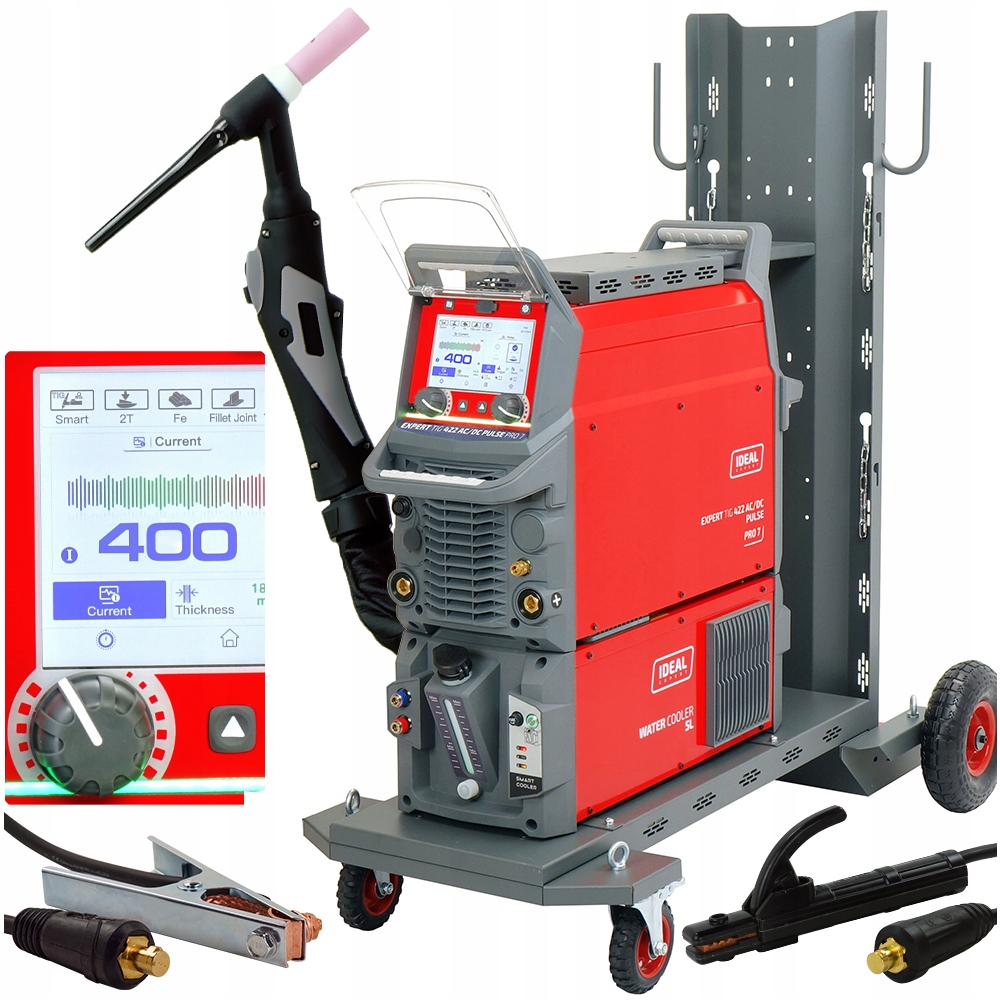 Spawarka Tig inwertorowa Ideal Expert 422 Ac DC 400A 2T 4T Puls Synergia