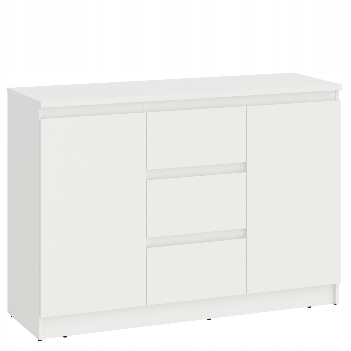 

Komoda Szafka Biała Mat Duża Stella 2D3S 120 CM