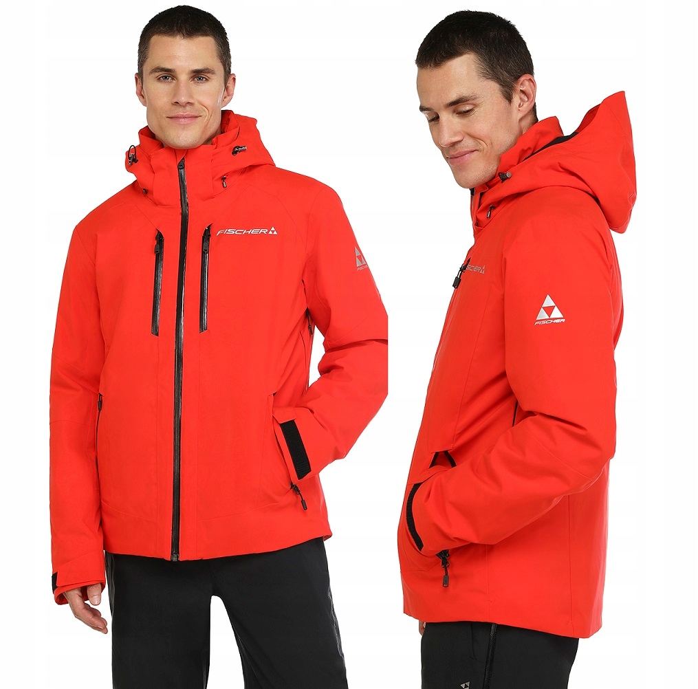 Kurtka narciarska męska Fischer Thor Jacket membrana 20.000 Red 3XL