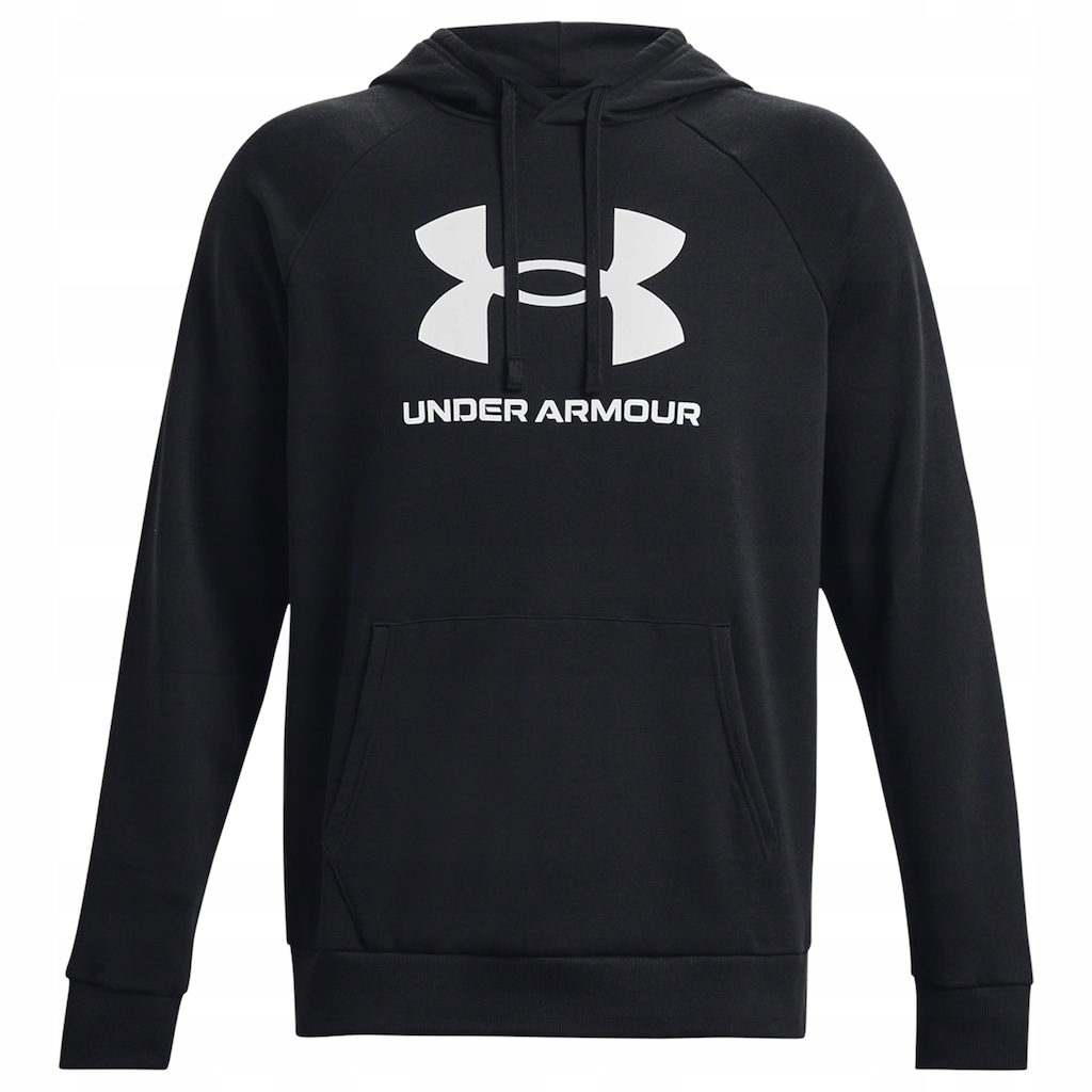 Mikina s kapucí Under Armour Rival Fleece Logo Černá/Bílá L