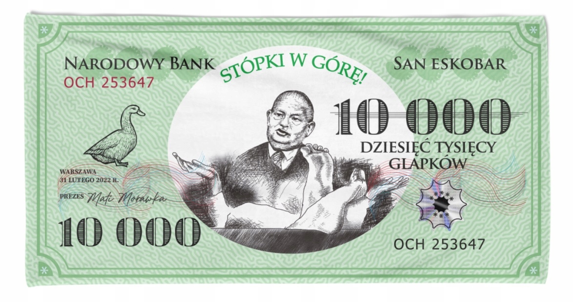 

Ręcznik kąpielowy Glapek Śmieszny 80x150