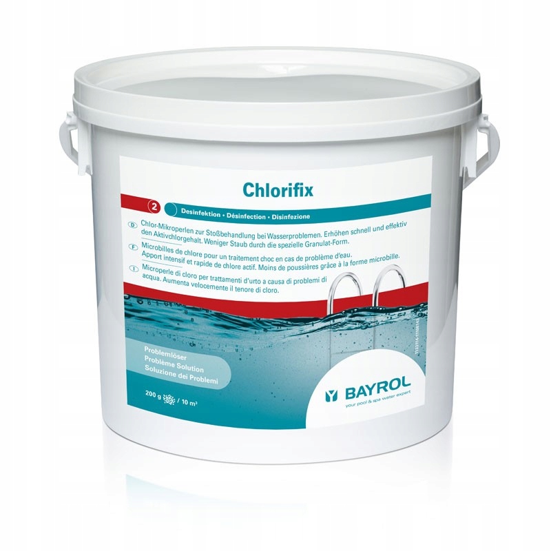 Bayrol Chlorifix 5 kg – Chlor Šok Granulát do bazéna, Rýchla dezinfekcia