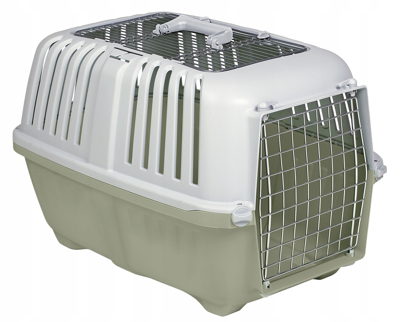 Transporter duży dla psa kota zielony Pratiko 3 Open 60x40x39cm