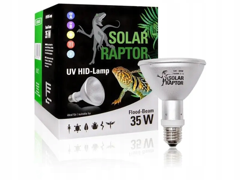 Solar Raptor Hid 35W Flood metahalogen Uv E27