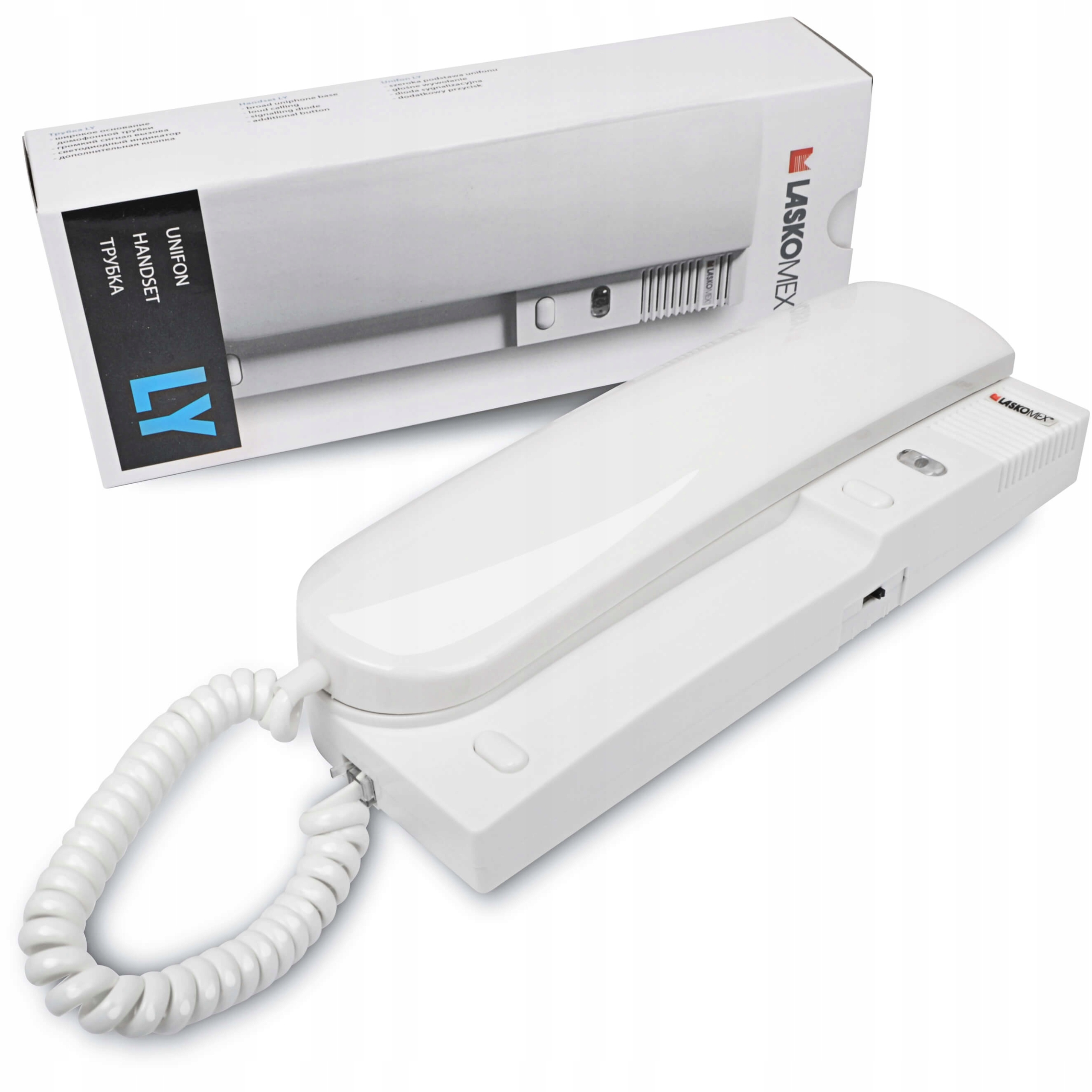 

Unifon cyfrowy Laskomex LY-8M domofon biały