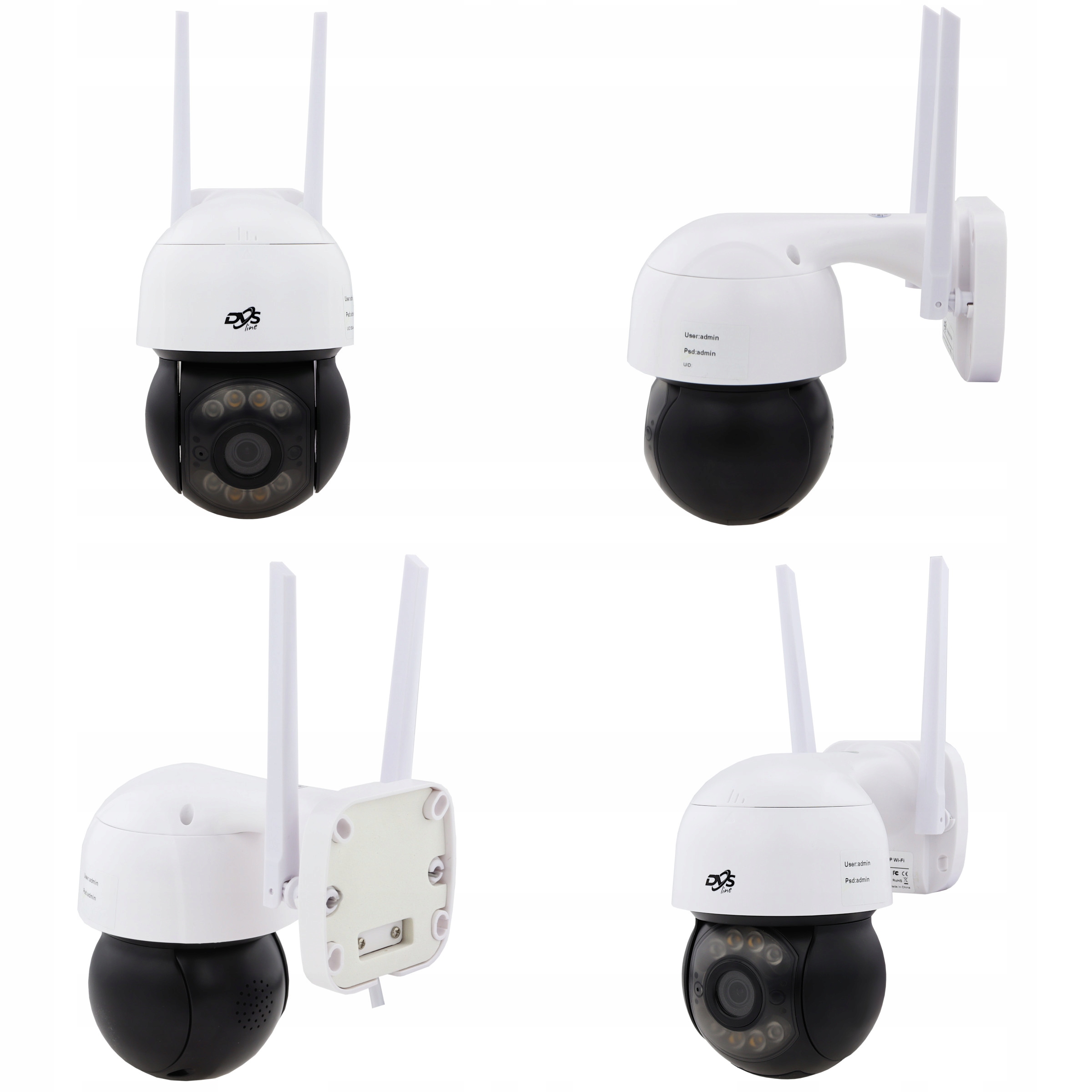 KAMERA WIFI OBROTOWA SMART 8Mpx UHD 4xZOOM MIKROFON GŁOŚNIK ZEWNĘTRZNA DVS EAN (GTIN) 5906022550675