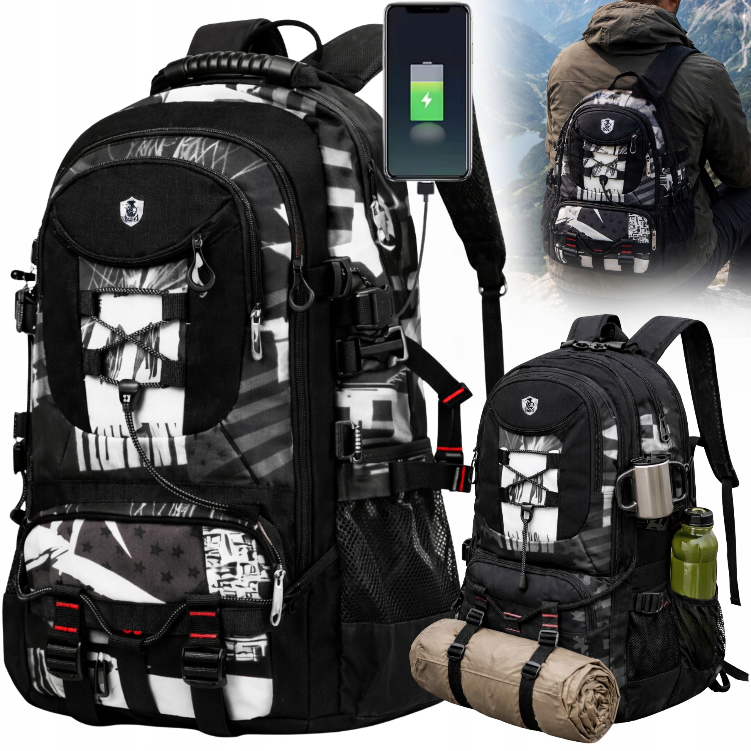 Plecak Turystyczny Trekkingowy Górski W Góry Sportowy 30 L Męski Damski