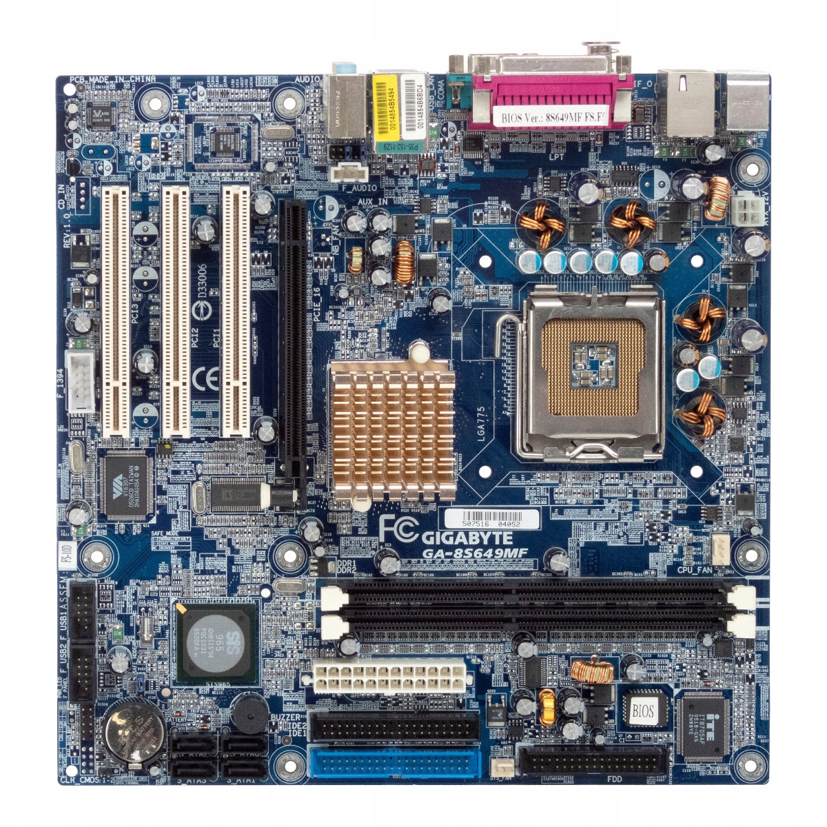 Gigabyte GA-8S649MF Fs Socket 775 Ddr PCIe Pci mATX
