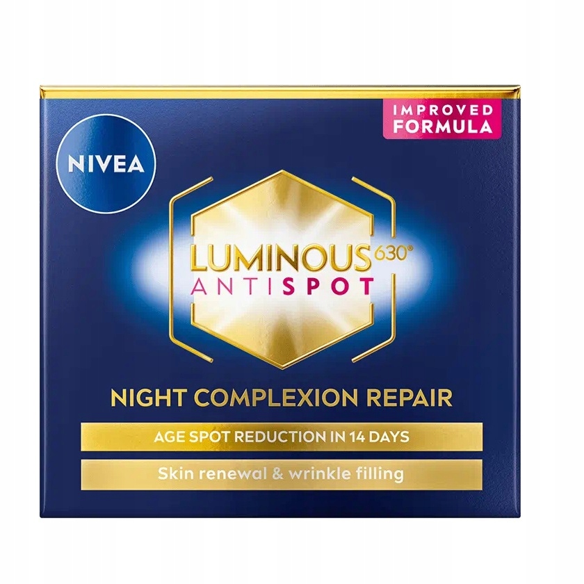 Nivea Cellular Luminous 630 Night Krém Na Obličej 50 ml