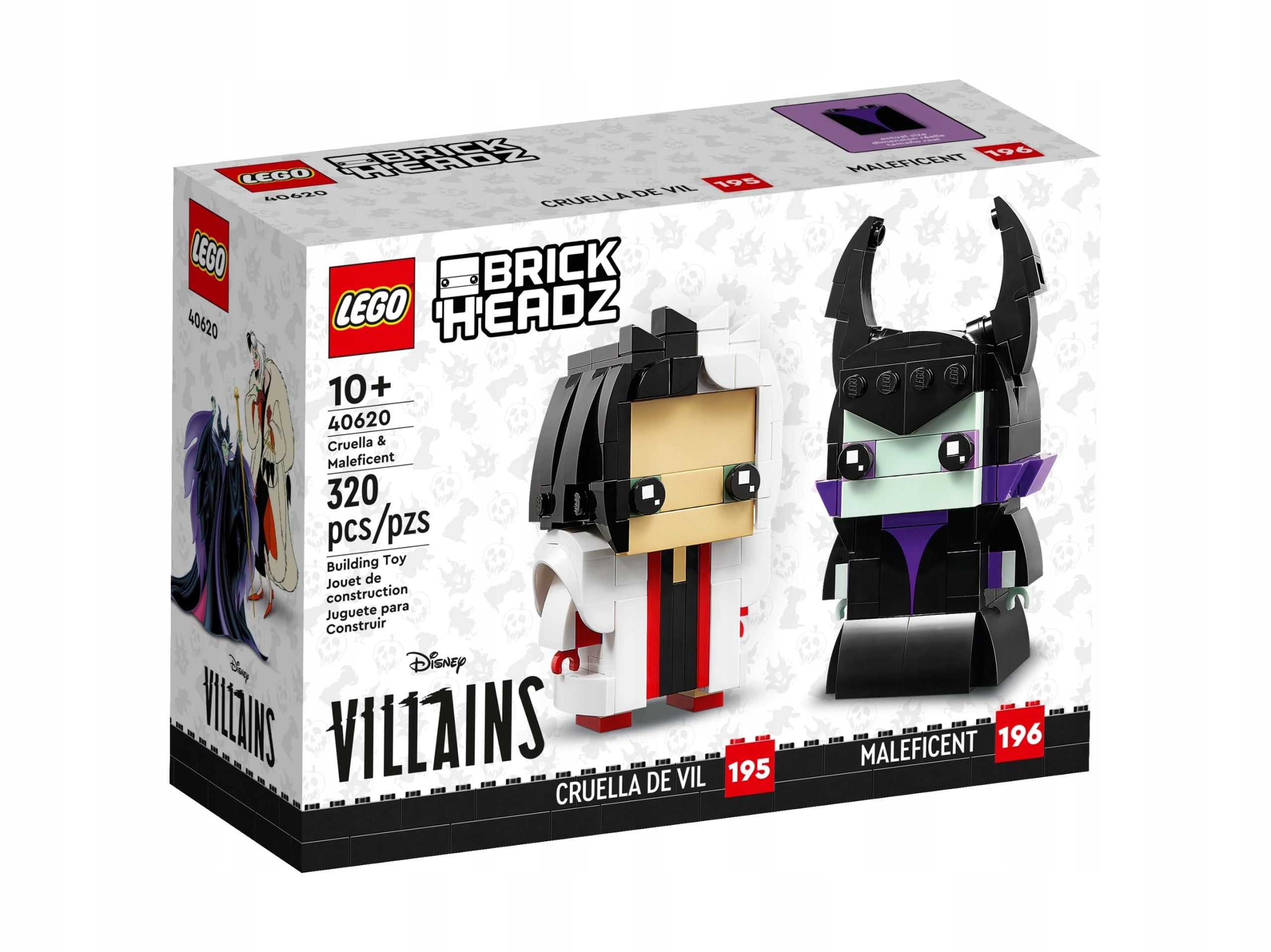 Lego 40620 BrickHeadz Cruella a Diabolina