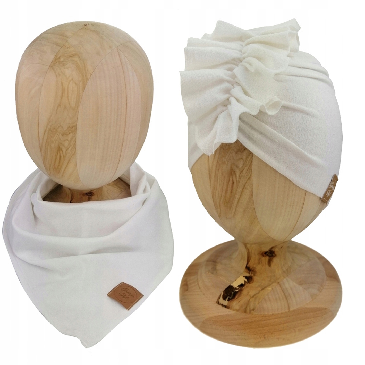 

Zestaw Czapka turban Chusta rozmiar 40-43