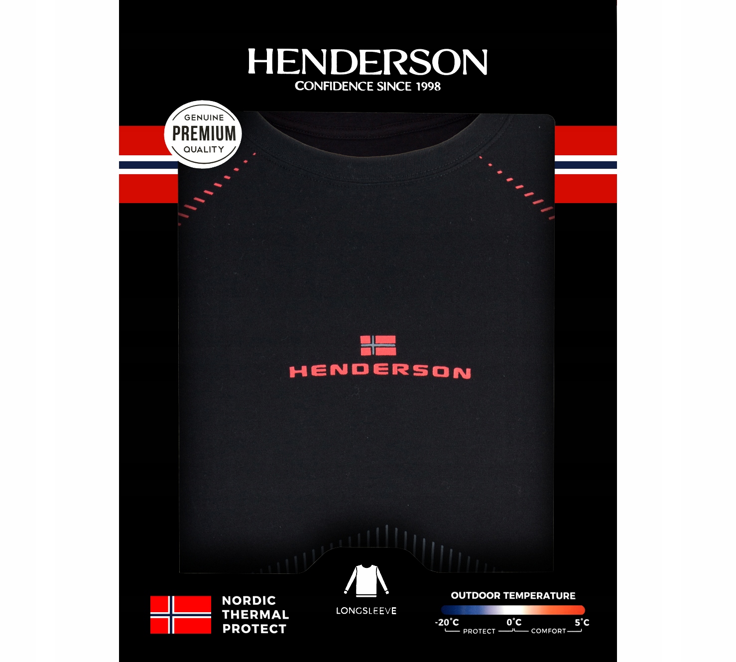 PODKOSZULEK męski HENDERSON NORDIC 22969 - r XXL Materiał dominujący bawełna