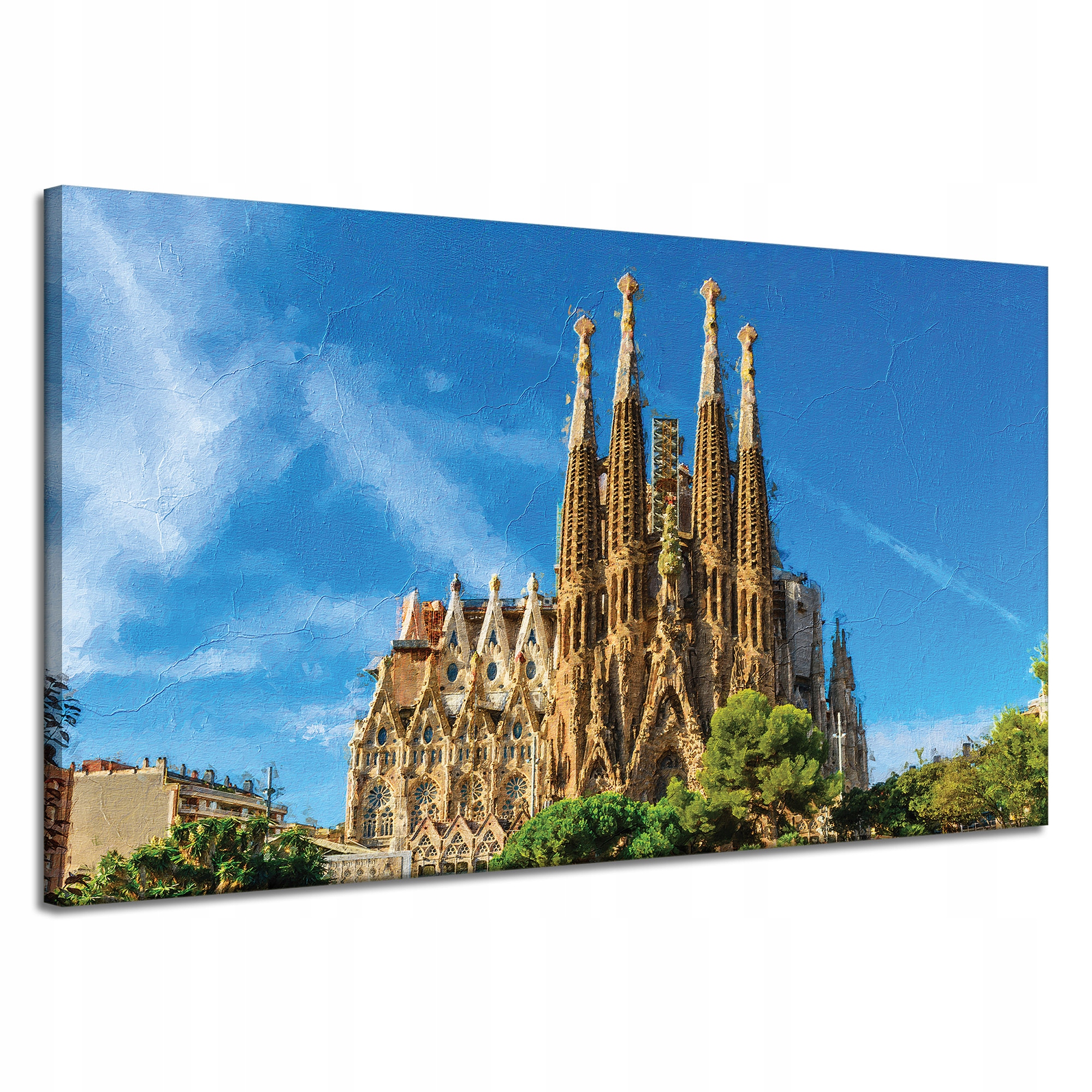 Obraz na plátně Sagrada Familia Barcelona Španělsko 120x70 cm