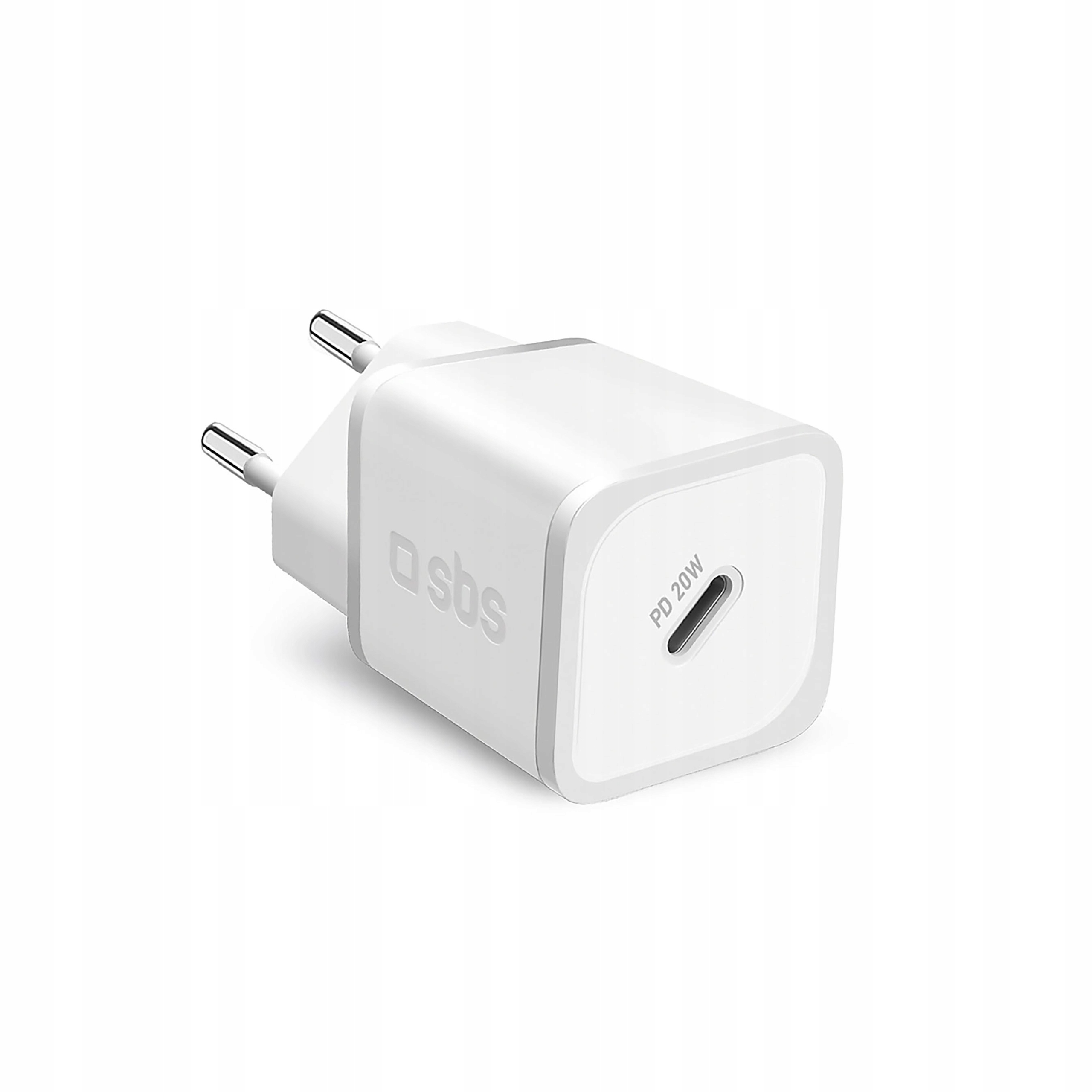 Ładowarka sieciowa Sbs TETRGAN1C20W 20W GaN z Power Delivery biała
