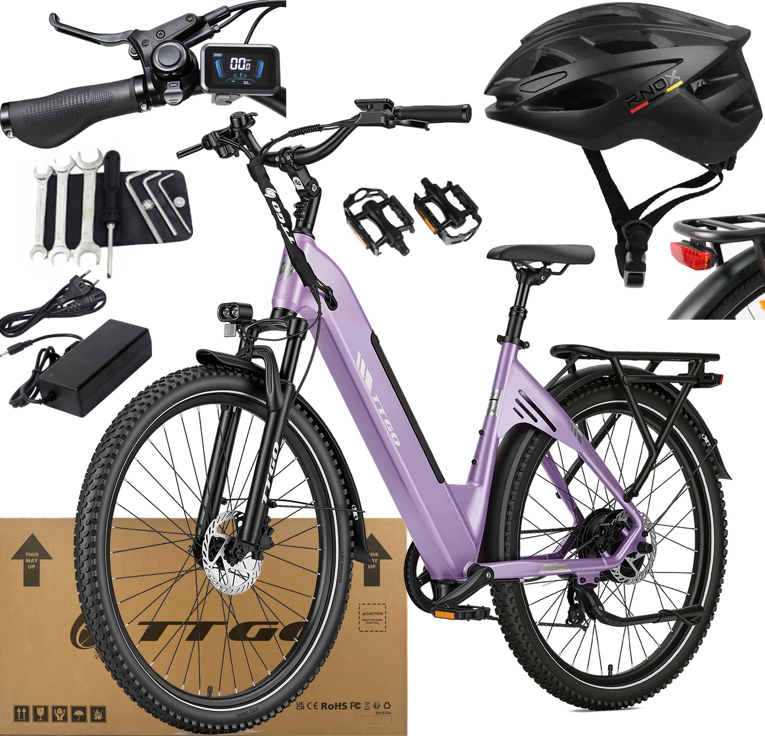 Ttgo C5 Elektrokolo Městské 250W 25KM/H 48V 13.5AH 110KM Dárky