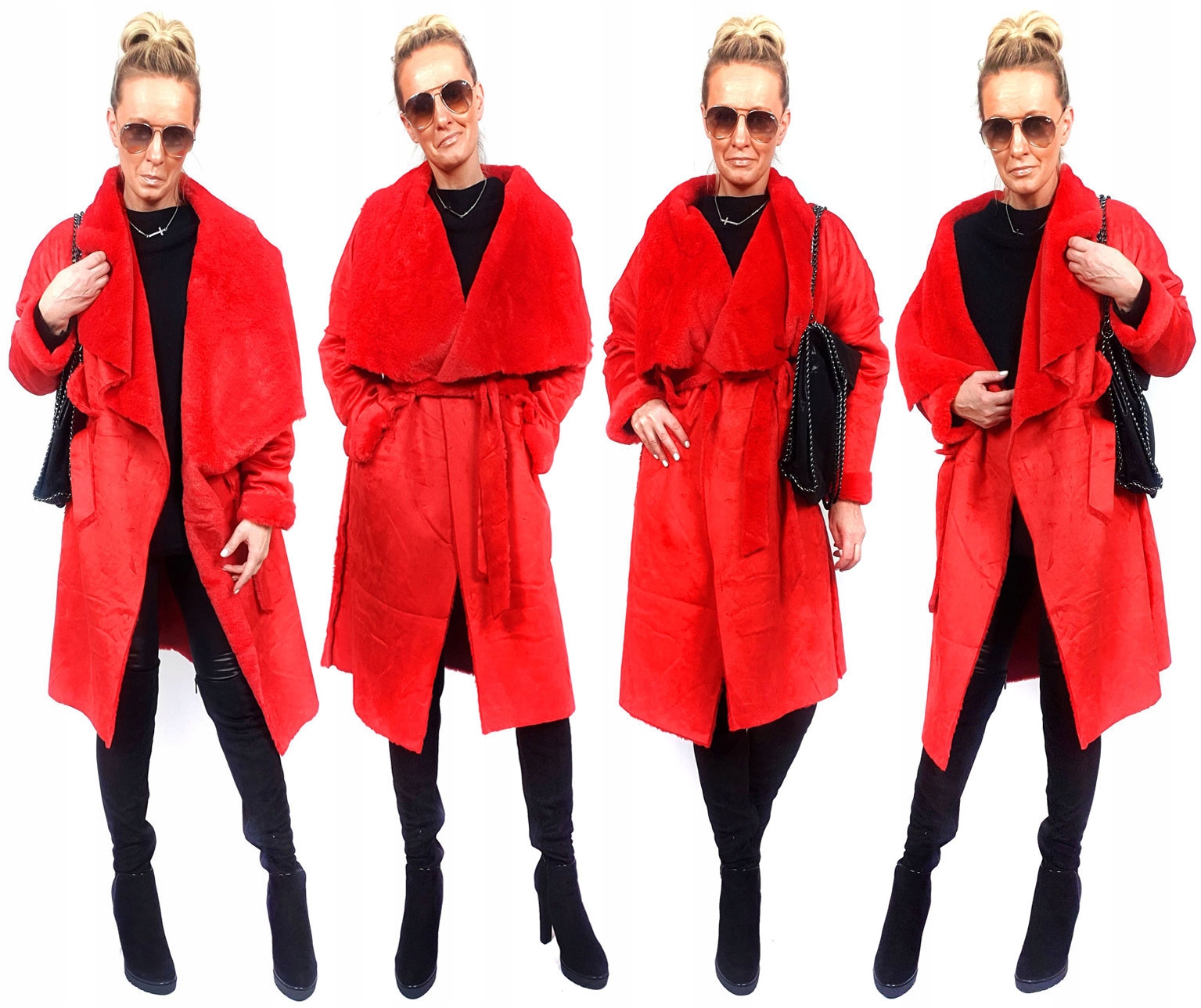 

Płaszczyk Futerko Eko Kożuch Zimowy Futro Luxury