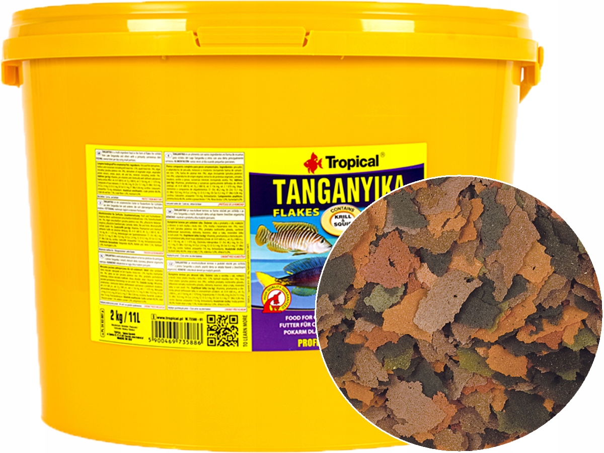Tropical Tanganyika 11L/2kg Pokarm dla Pielęgnic