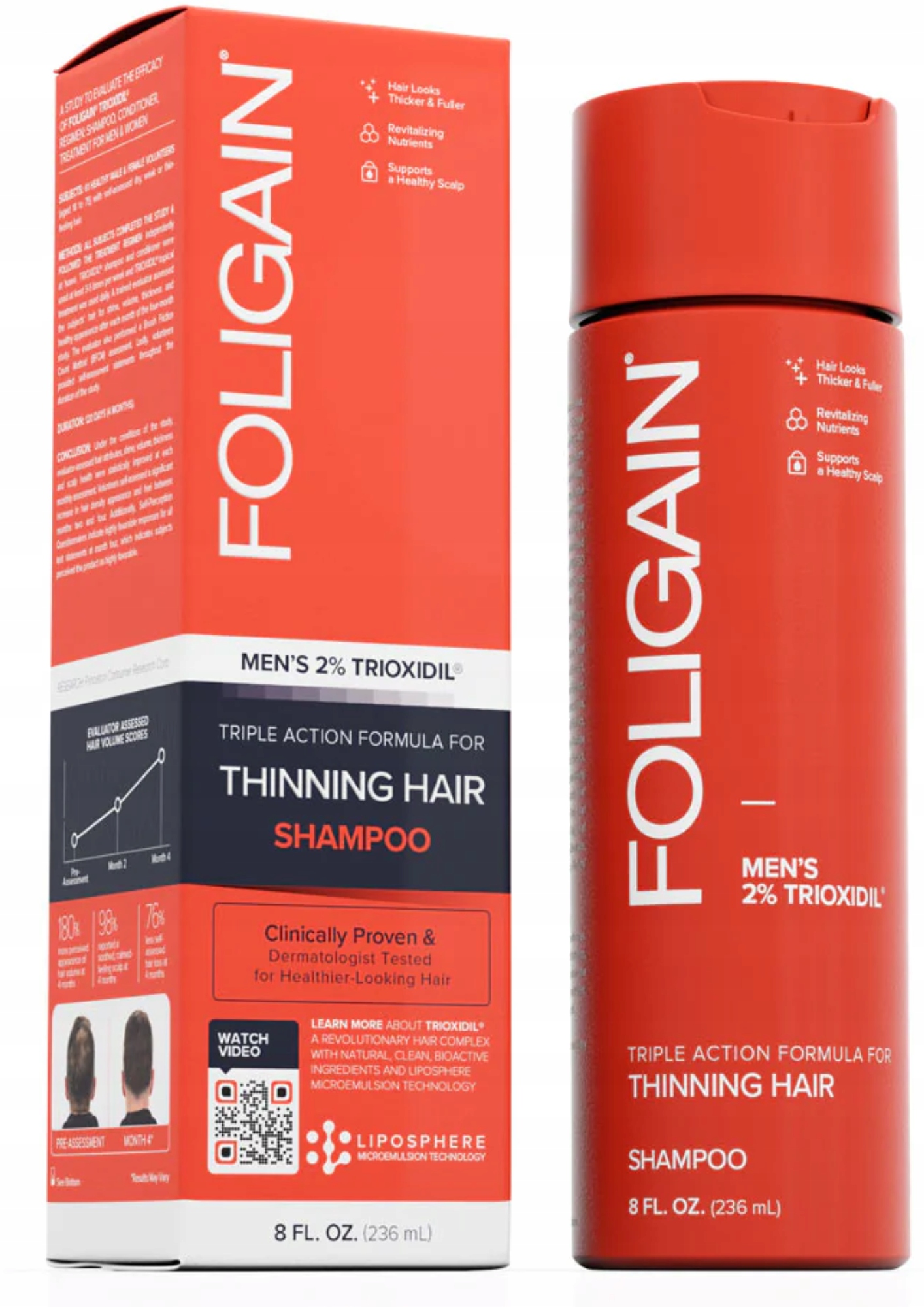 Foligain Szampon Men 2% Trioxidil Anty-DHT dla Mężczyzn 236ml