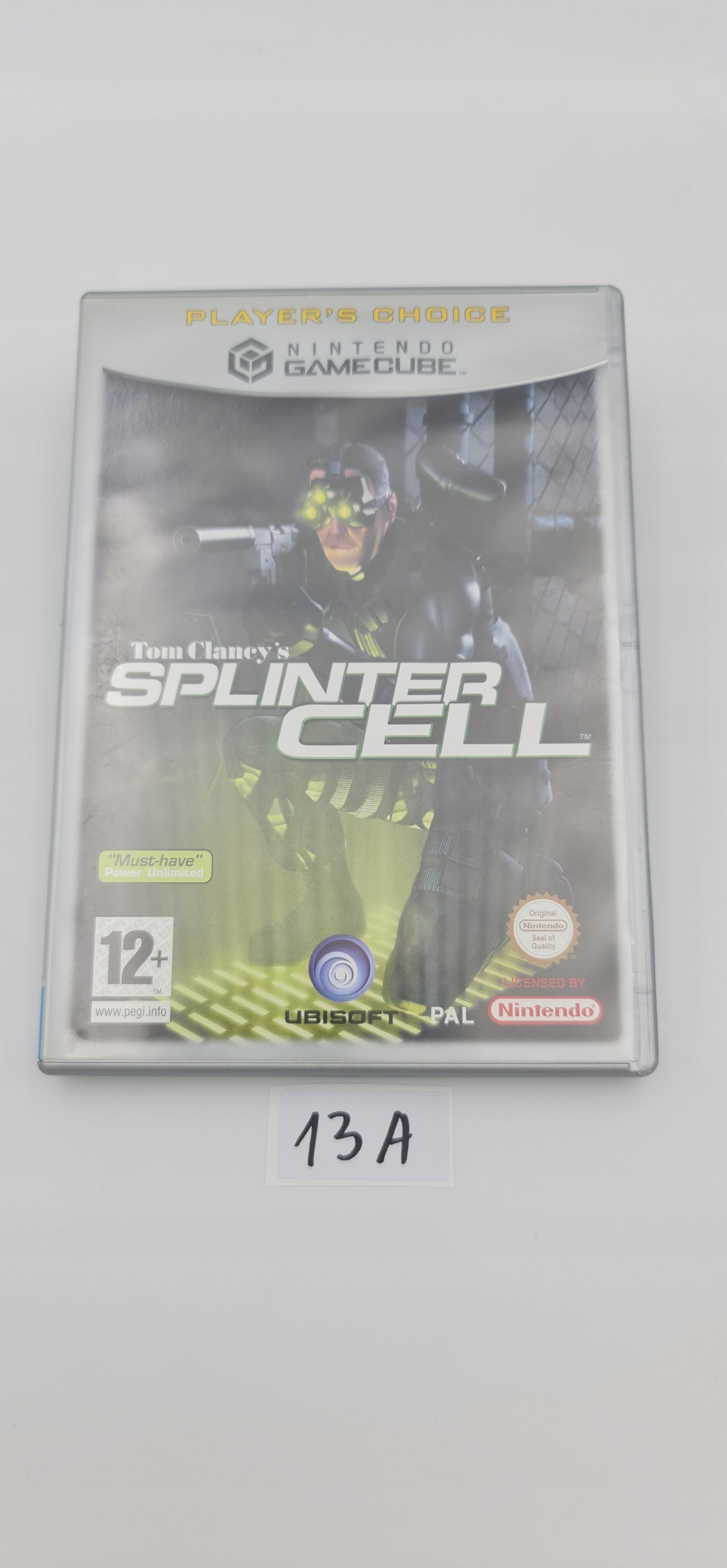 NINTENDO GAMECUBE TOM CLANCY'S SPLINTER CELL