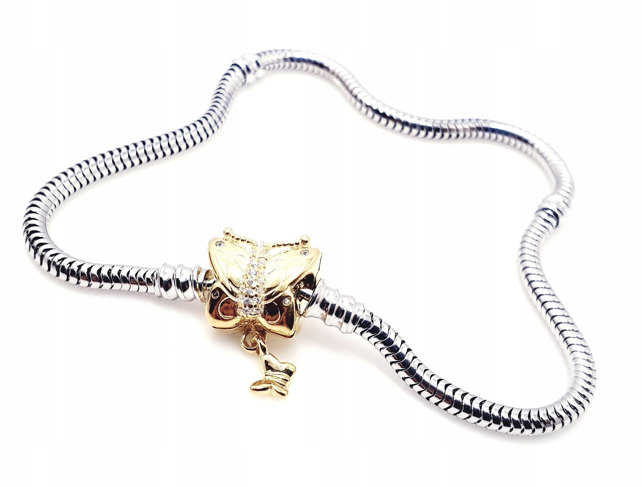 

Bransoletka Złota Do Charms Pandora Moments 15 cm