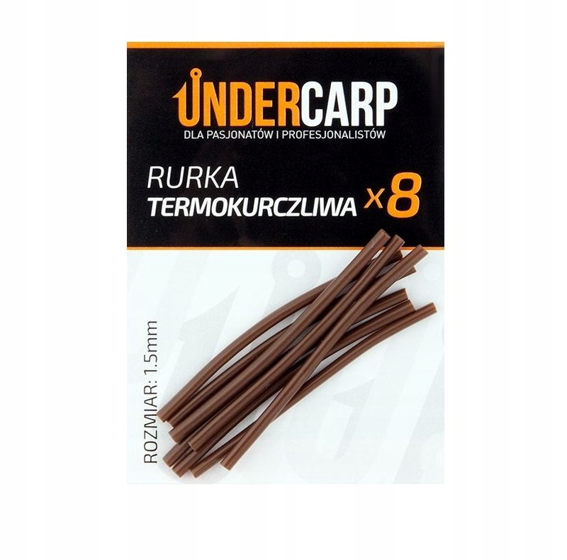 UnderCarp Rurka termokurczliwa brązowa 1,5 mm
