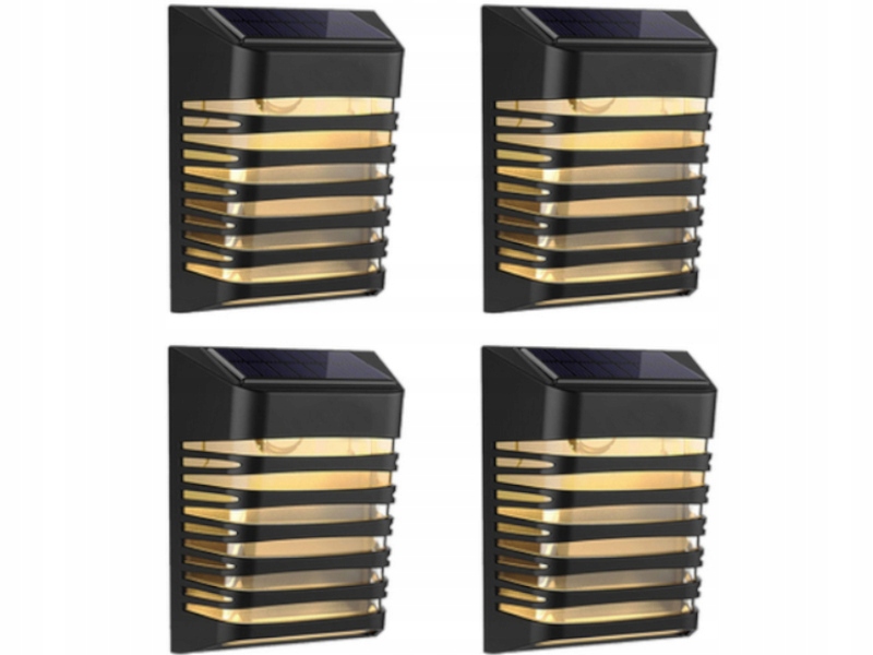 4x Solární Led lampička na Terasa Balkon se senzorem soumraku