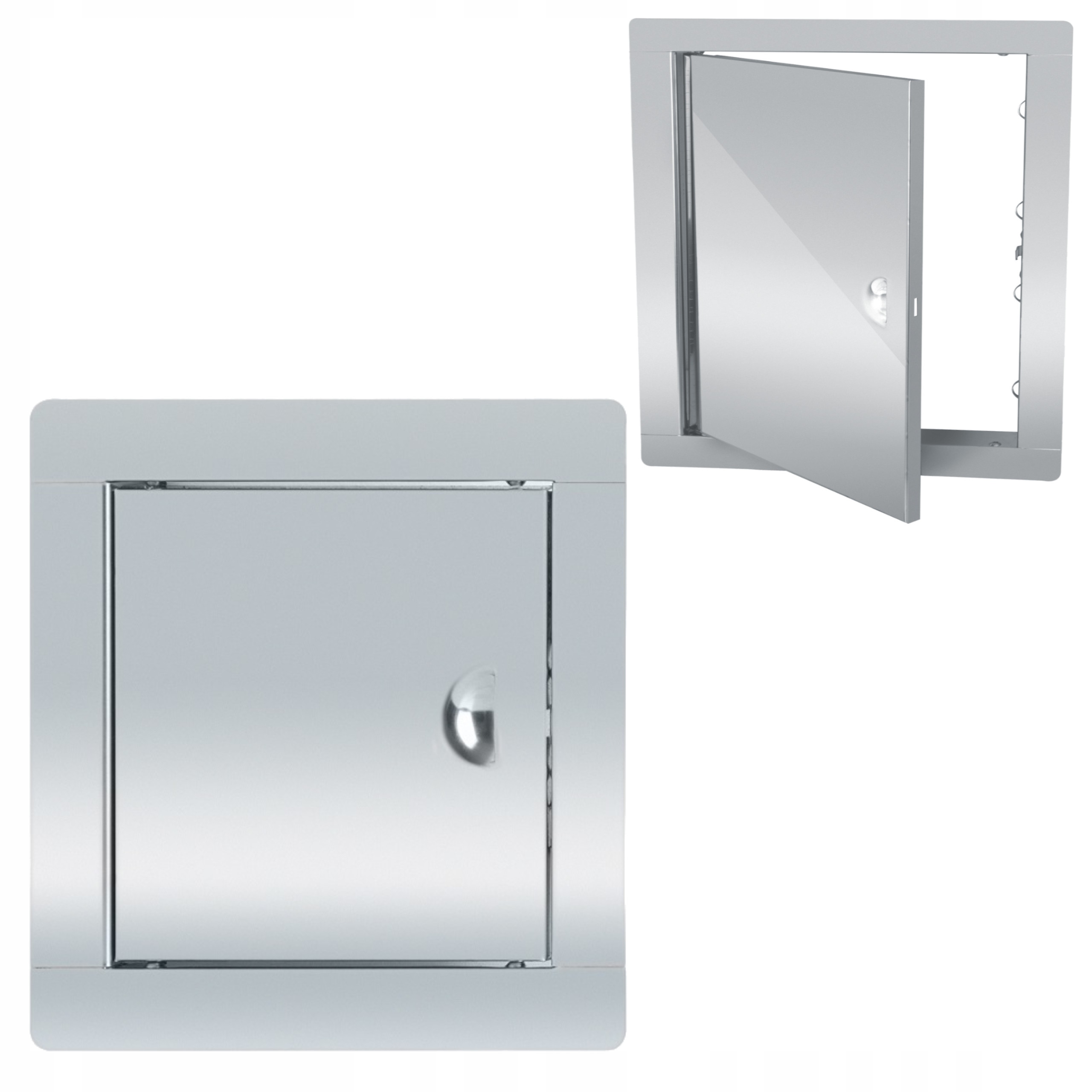 

Drzwiczki Rewizyjne Metalowe Zatrzask 15x15cm