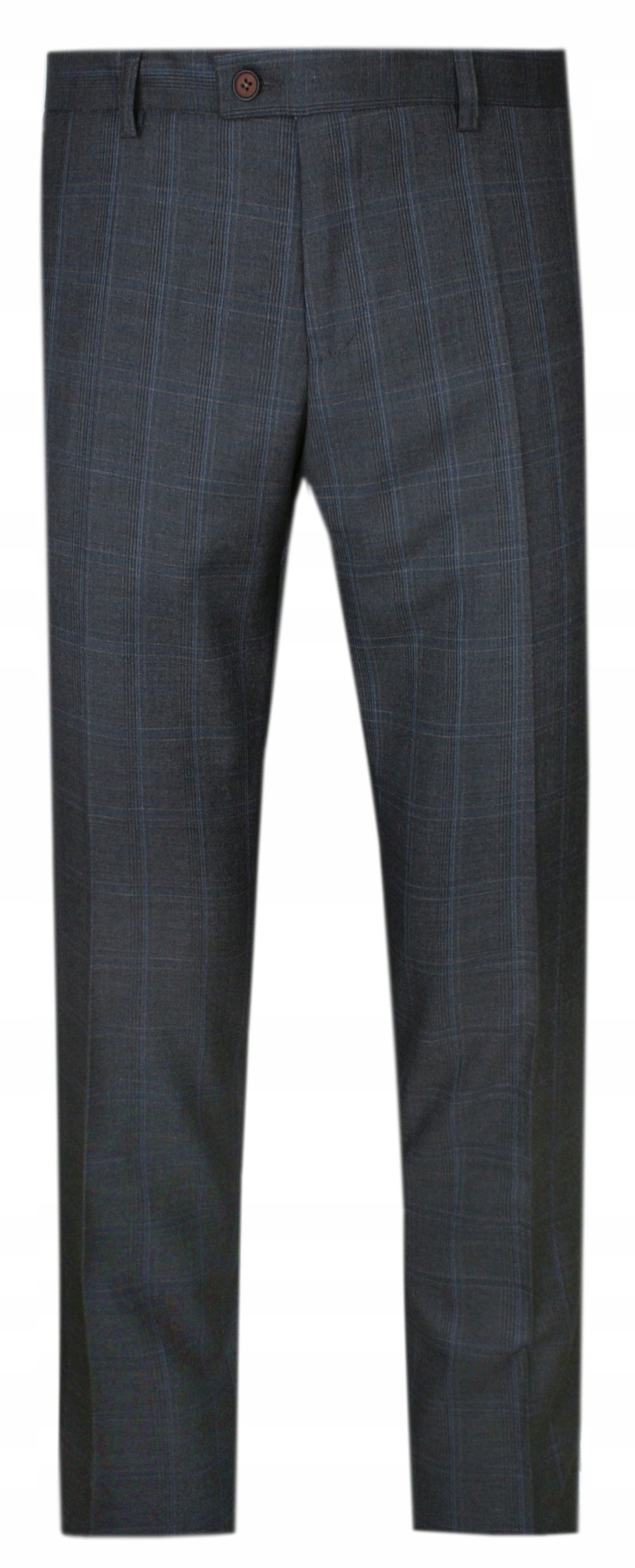 Elegantní pánské společenské kalhoty Casino popelavé s kostkovaným vzorem velikost 110/176