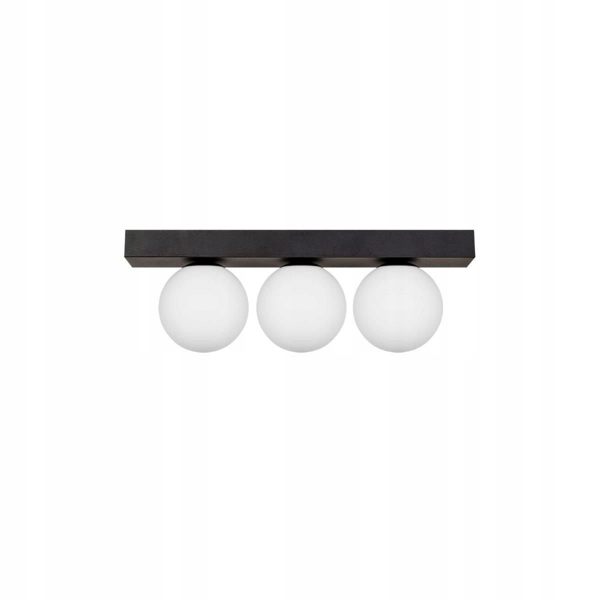 Trojitá stropná lampa mliečne sklenené gule Sphere 1204 Zuma Line