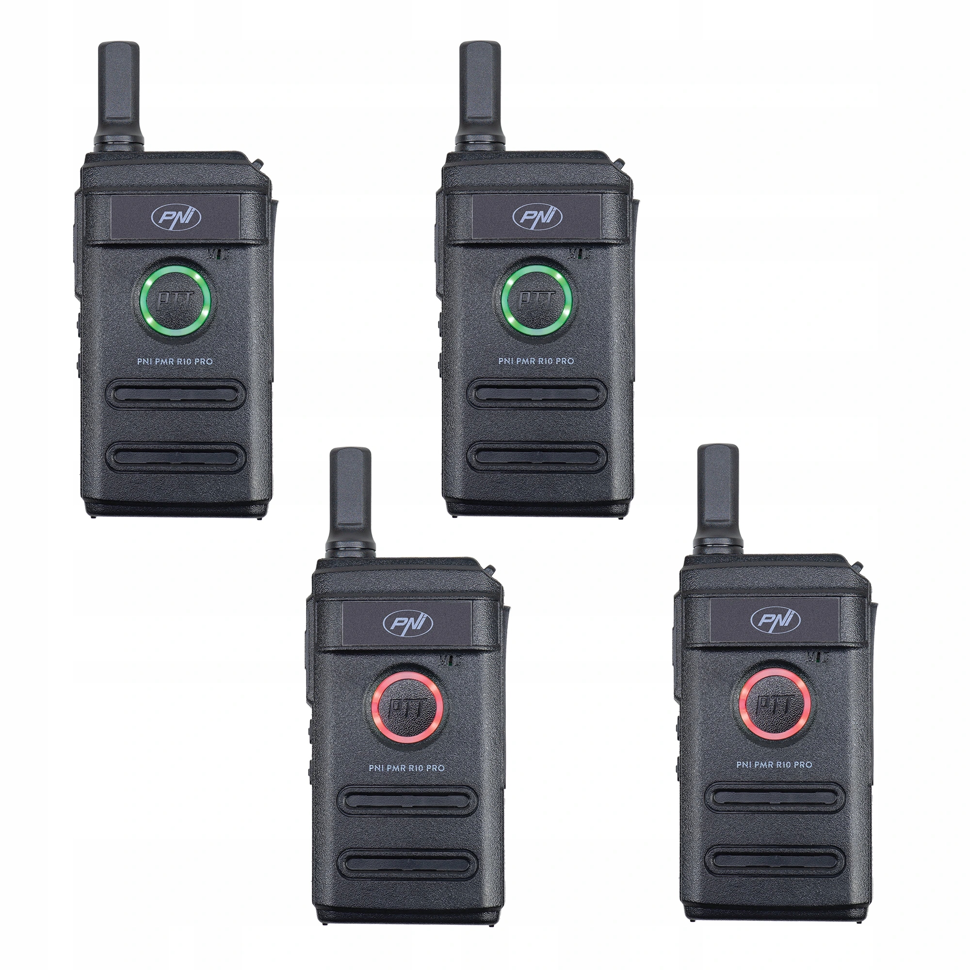 Súprava 4 prenosných rádiových staníc Pni Pmr R10 Pro, 446MHz, 0,5W, 16 pro