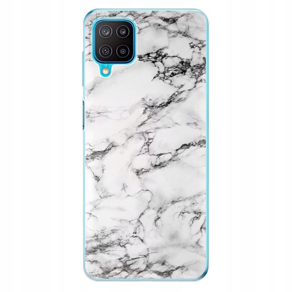 Silikonowe etui iSaprio White Marble 01 do Samsung Galaxy M12