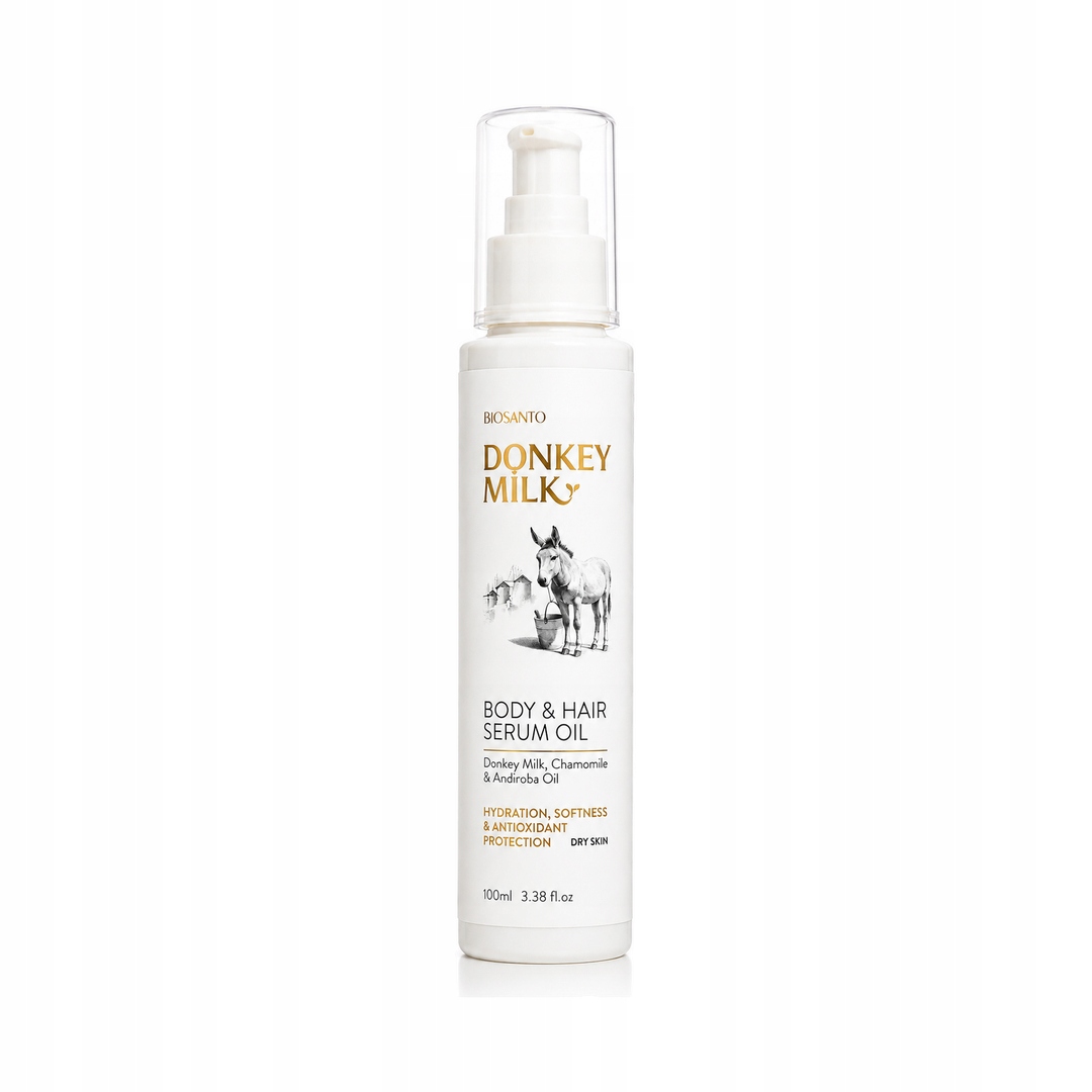 Sérum na tělo a vlasy Donkey, olej na suchou pokožku 100ml Biosanto