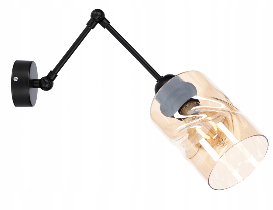 Nástěnná nástěnná lampa Loft, nástěnná svítidla, skleněné stínítko, stropní lampa