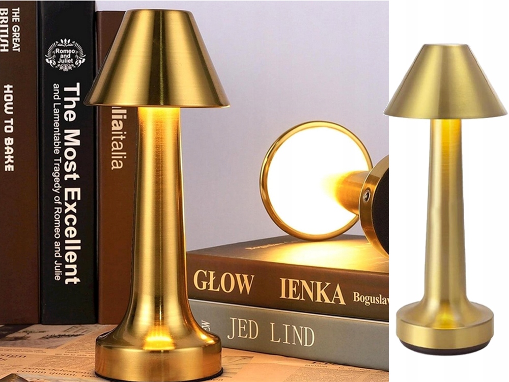 LAMPKA NOCNA STOŁOWA DO SYPIALNI DOTYKOWA LAMPA 3 STOPNIOWA BEZPRZEWODOWA Liczba punktów światła 1