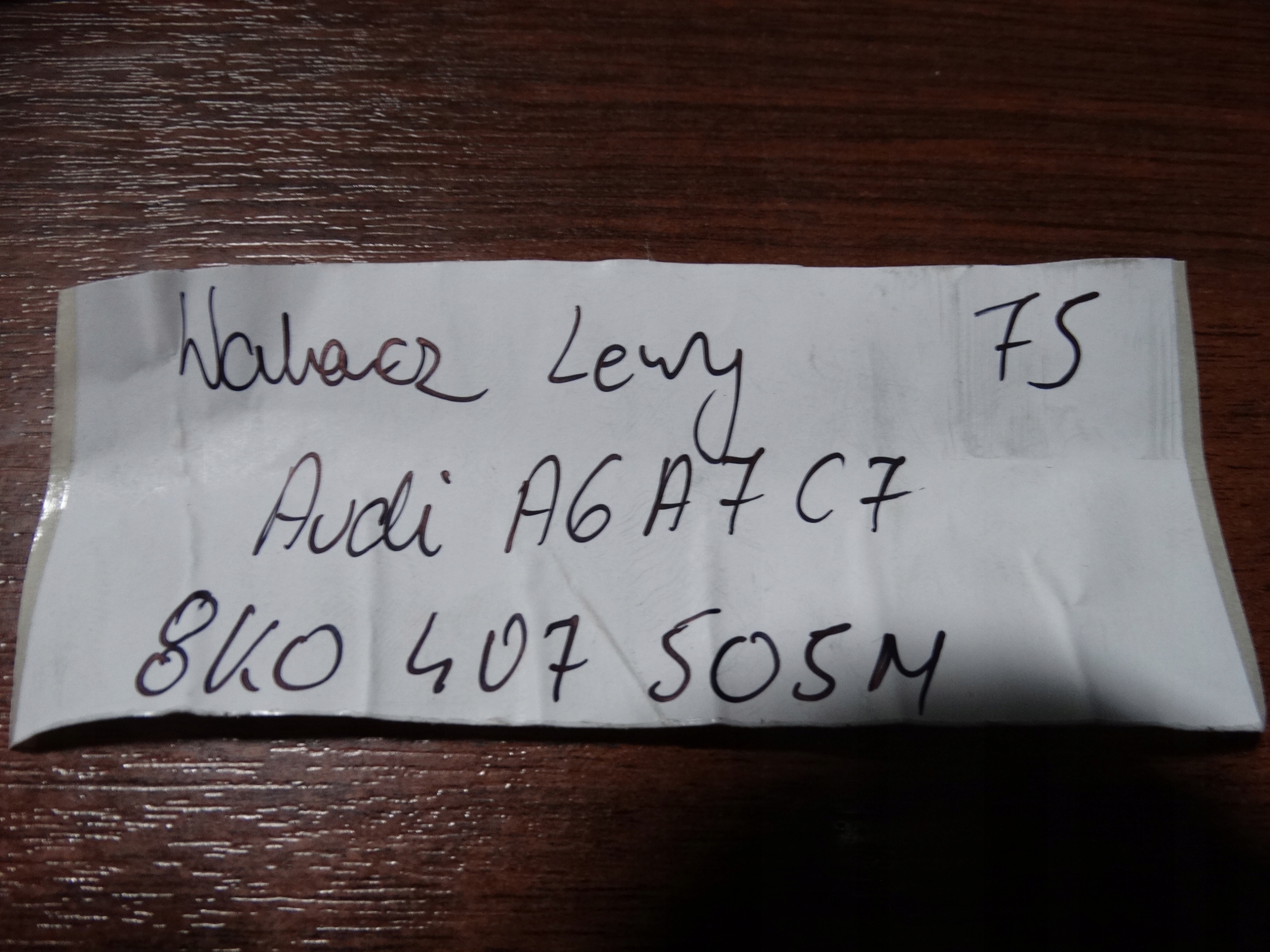 IDEALNY arm left front upper AUDI A6 A7 C7 1