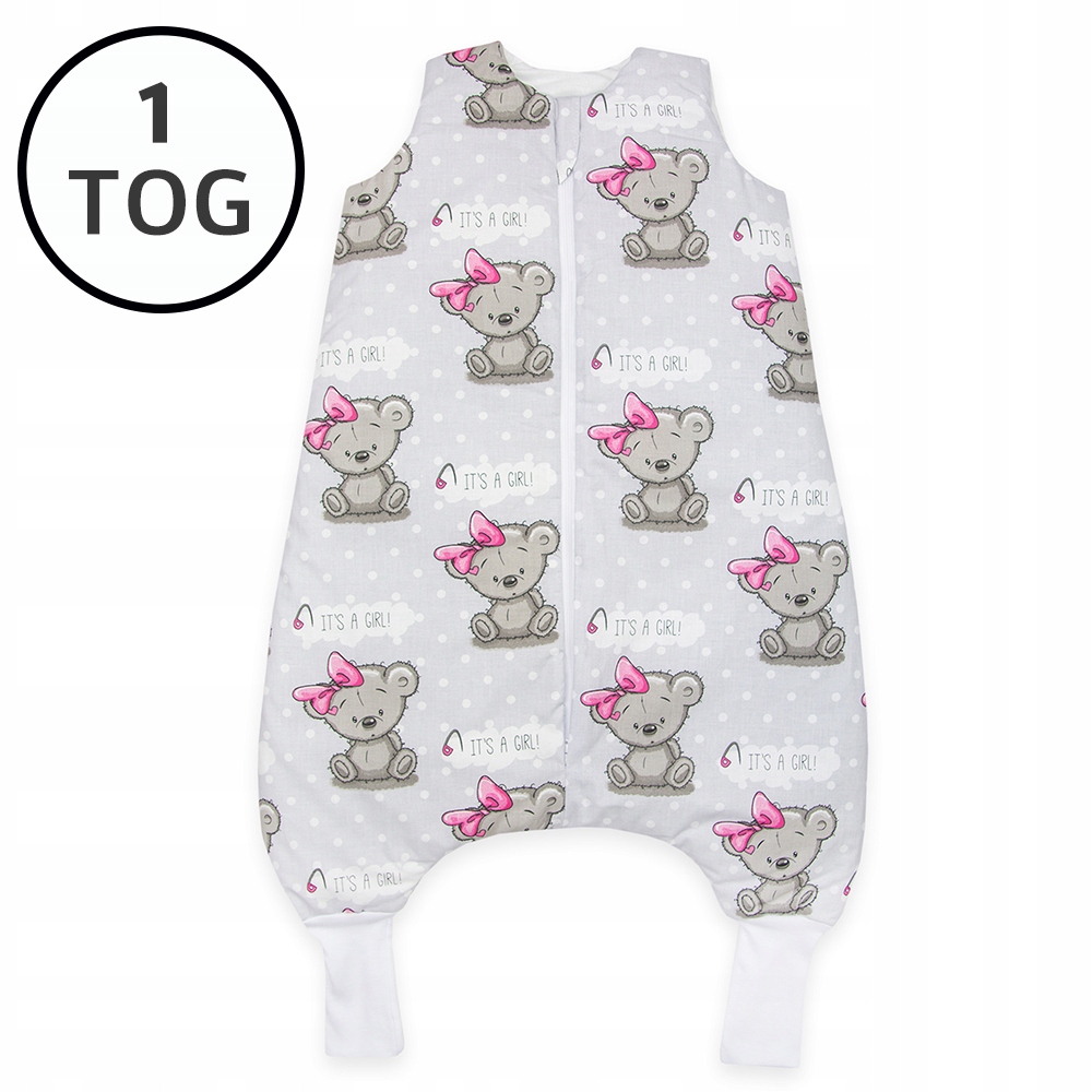 OCIEPLANY ŚPIWOREK Z NOGAWKAMI 92-104 M 1 TOG BAWEŁNA 100% PRODUKT POLSKI