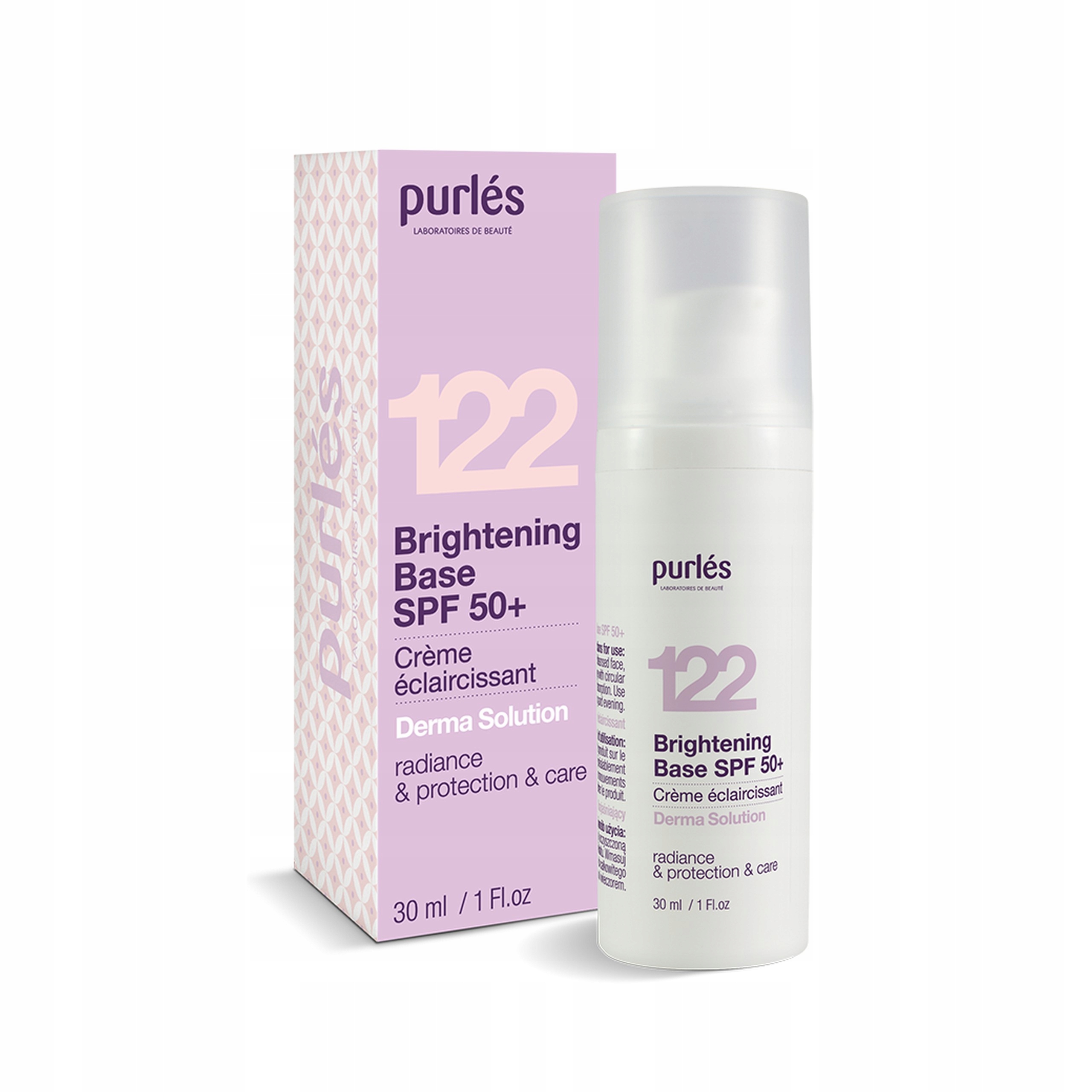

122 Rozświetlająca Baza z filtrem Spf 50+ Purles