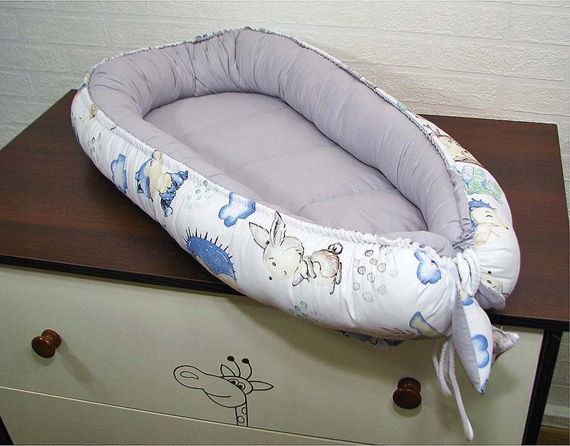 Kokon niemowlęcy, kojec dwustronny, gniazdo 2w1 Bohater / Bajka brak