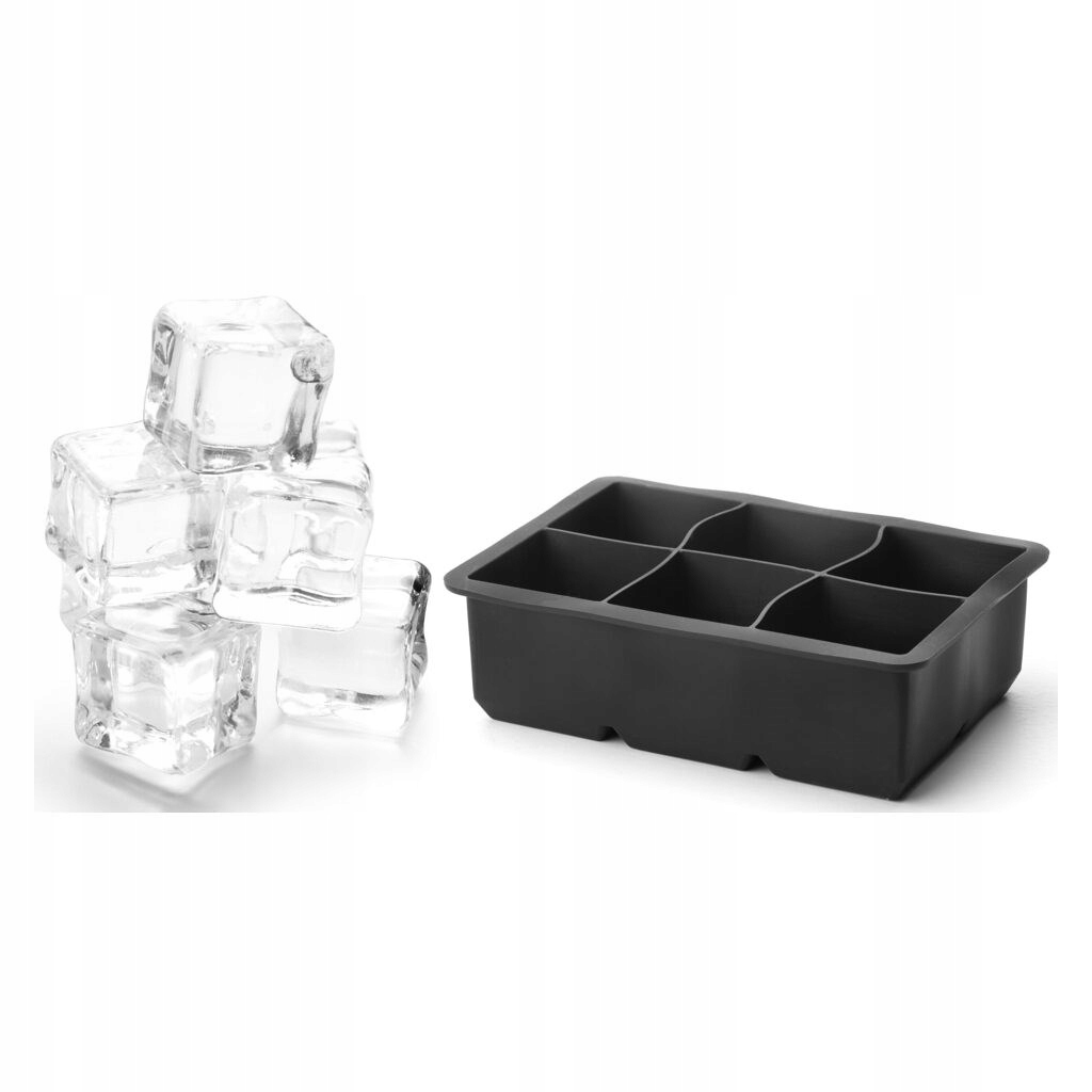 

Kostkarka foremka do lodu XL 5x5cm z silikonu duże