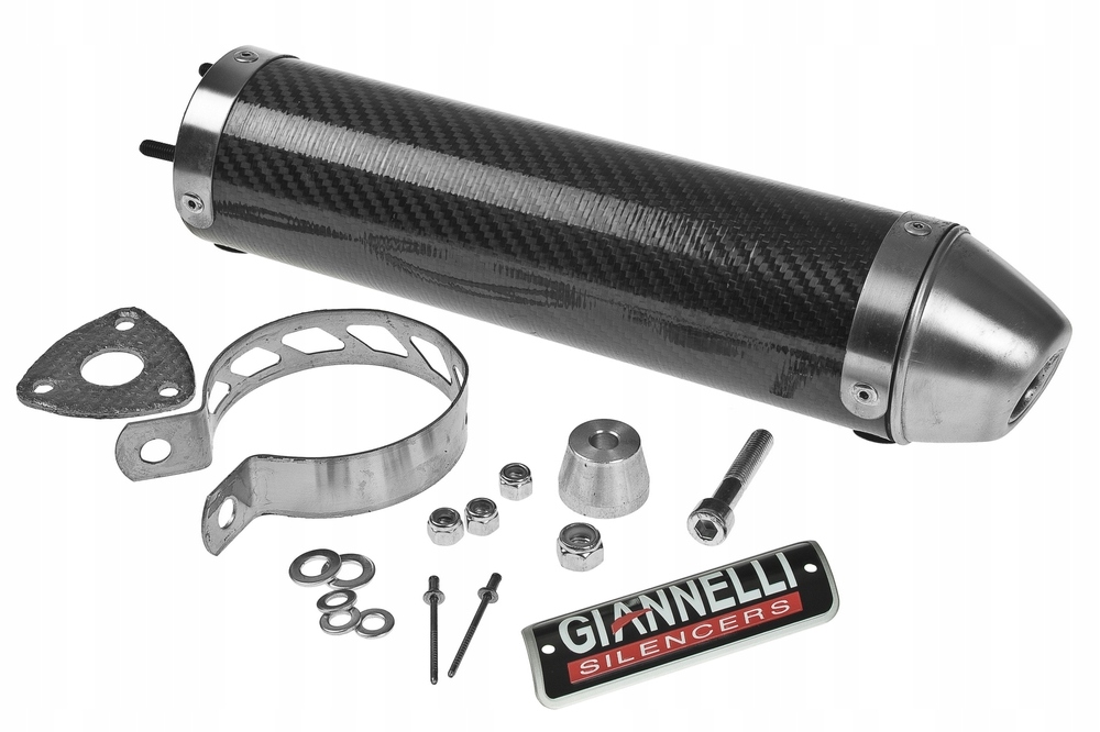 Koncovka výfuku tlmič Giannelli Strada Carbon, Mbk X-Power 50 04-15