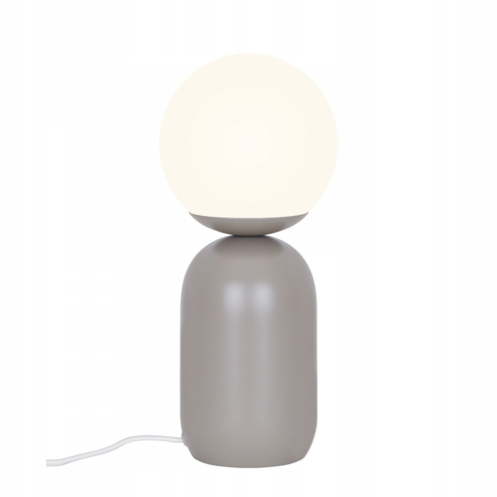 Stolová lampa stmievateľná hnedá E14 kovová sklenená do kancelárie Notti Nordlux