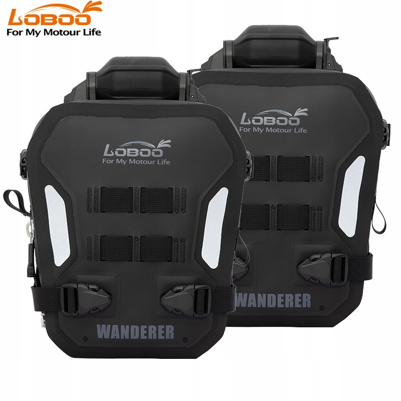 Loboo Wanderer Nafukovacie vodotesné (IPX6) bočné tašky 6L+6L (pár)