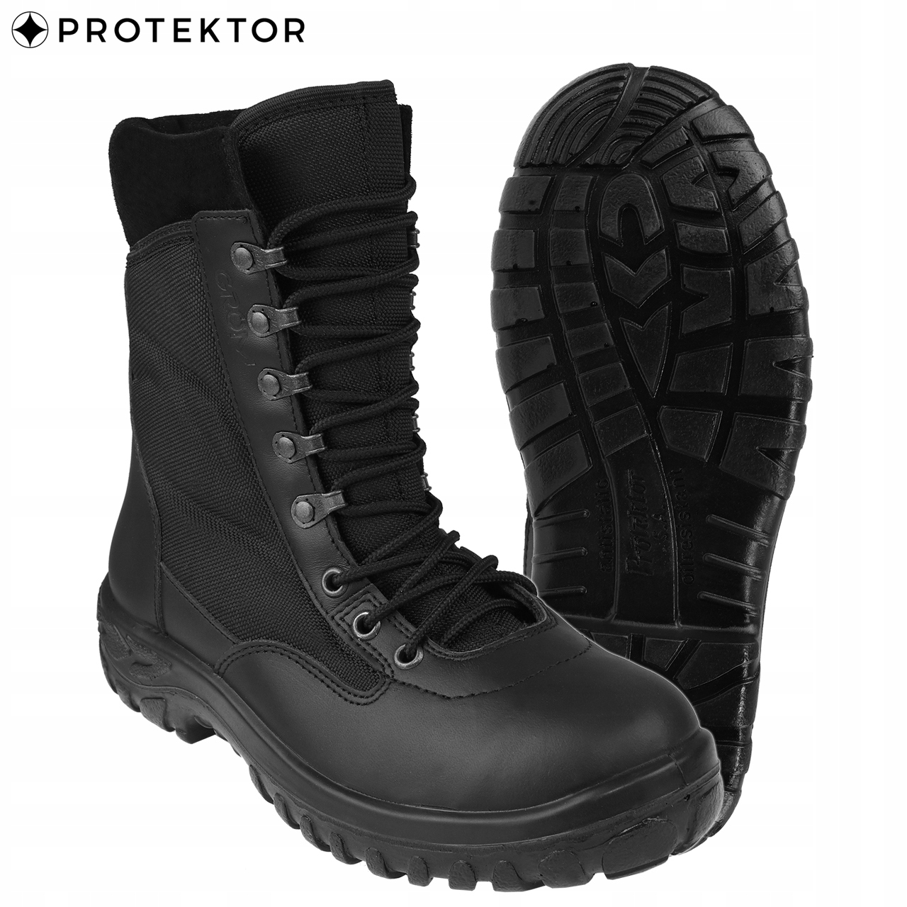 BUTY WOJSKOWE TAKTYCZNE PROTEKTOR GROM OCHRONA 44 Płeć mężczyzna