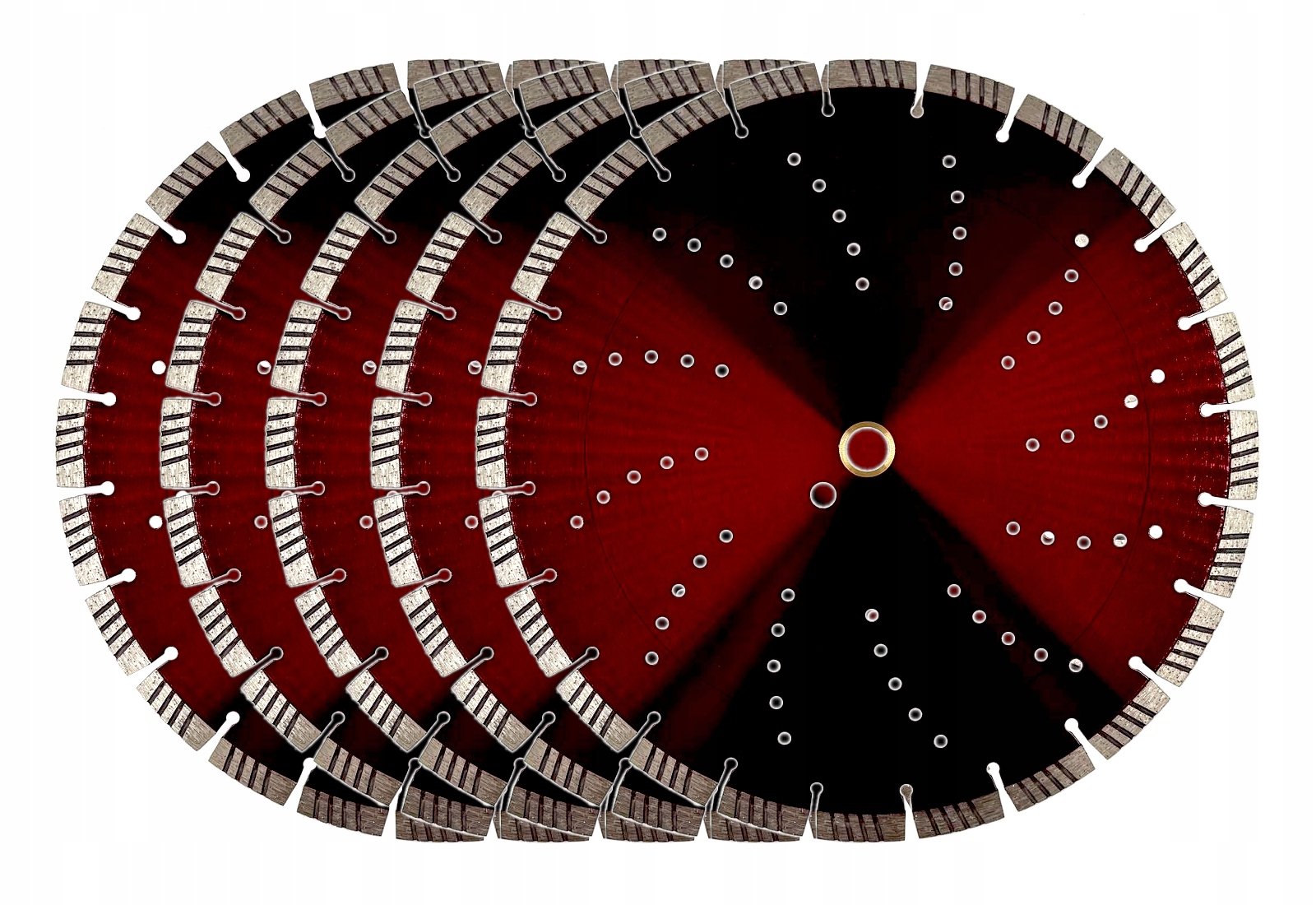 Tarcza diamentowa dla brukarzy do betonu kostki 350mm Zestaw 5szt.