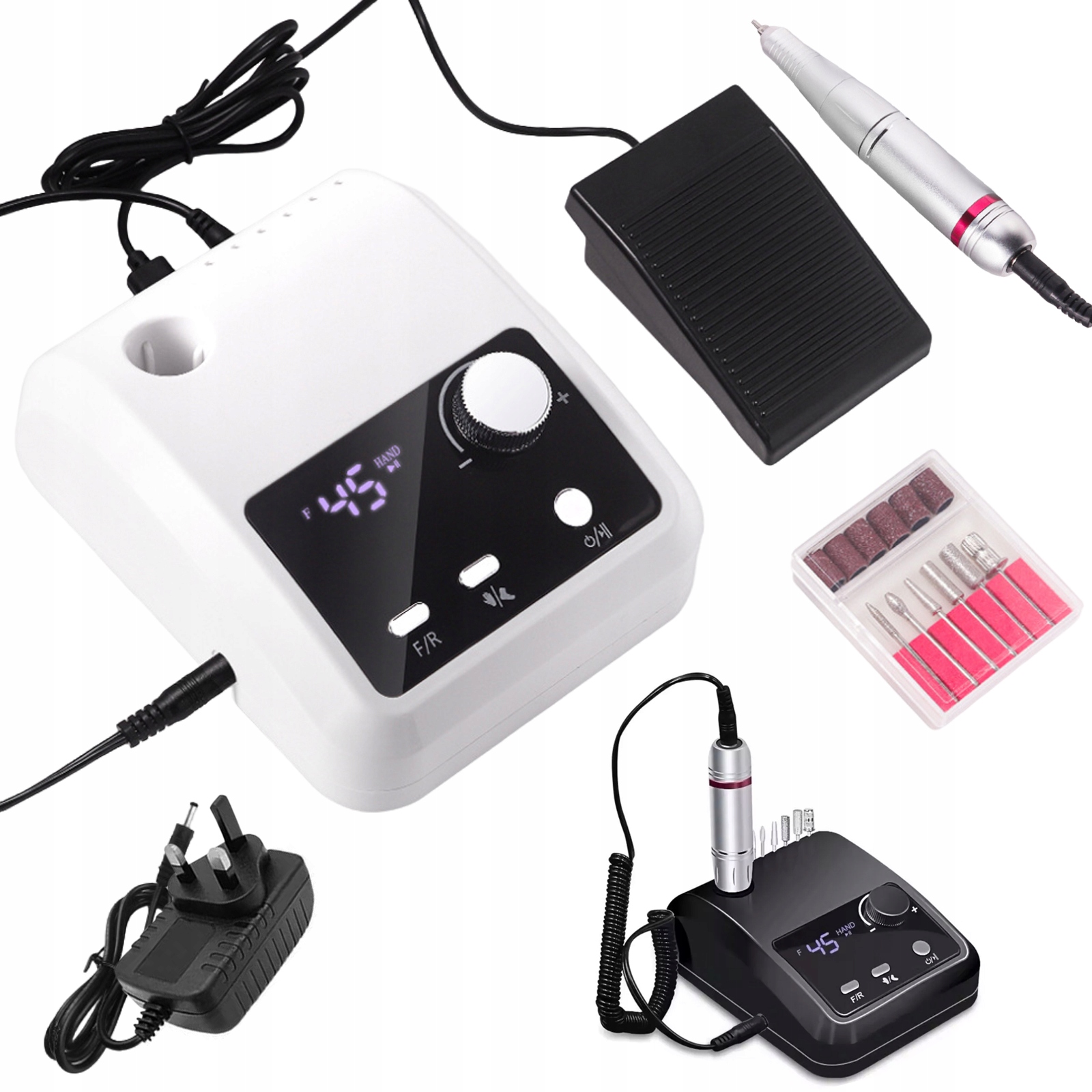 Frézka Na Nehty Manikúra Pedikúra Profesionální Výkonná Sada 36W Frézek