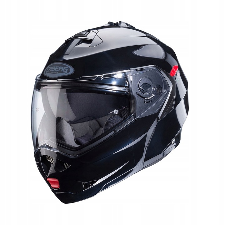 CABERG Kask Szczękowy FLIP-UP Model DUKE X SMART Kolor CZARNY Rozmiar M