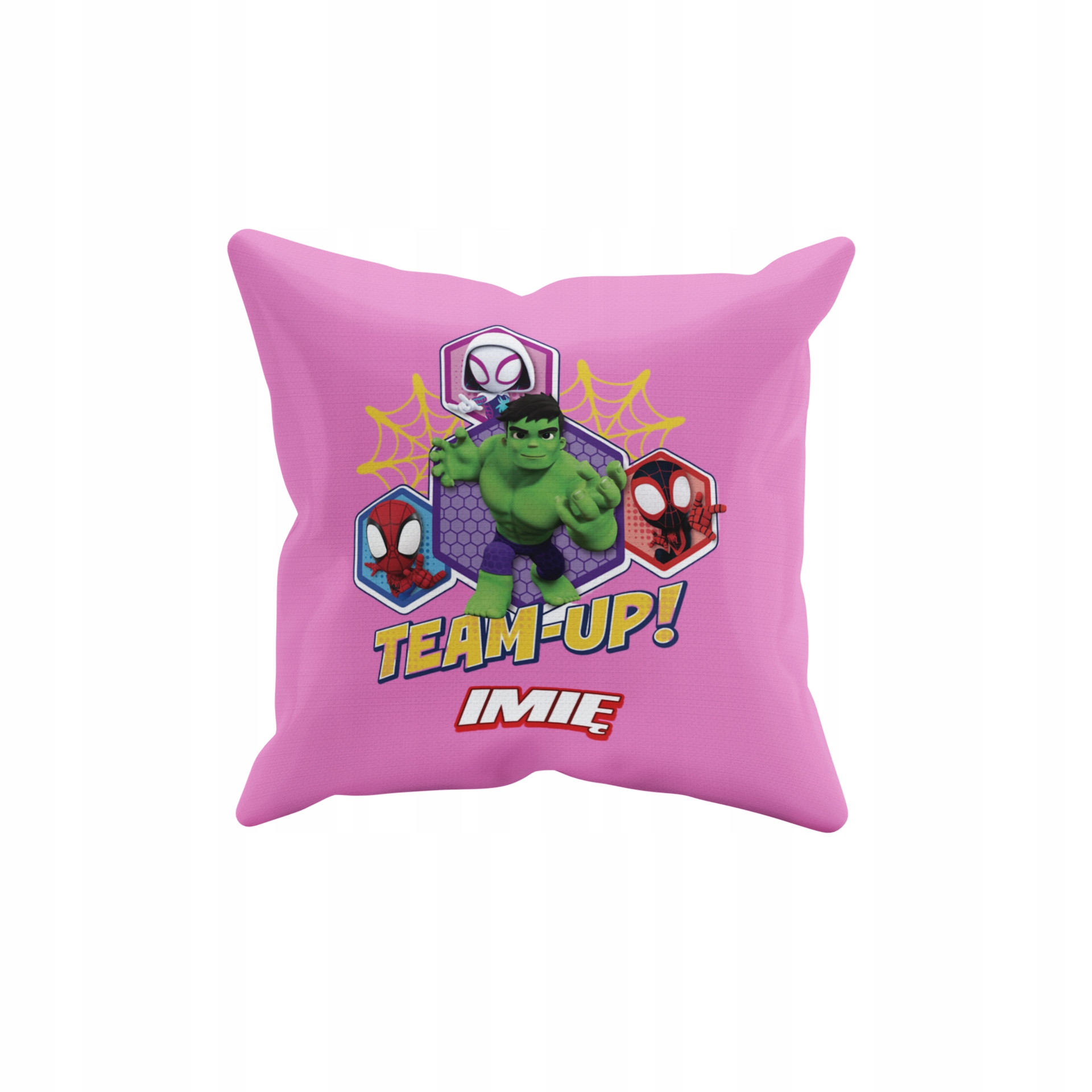 POSZEWKA NA PODUSZKĘ JAŚKA DO PRZEDSZKOLA TEAM UP + IMIĘ GRATIS Waga produktu z opakowaniem jednostkowym 0.5 kg