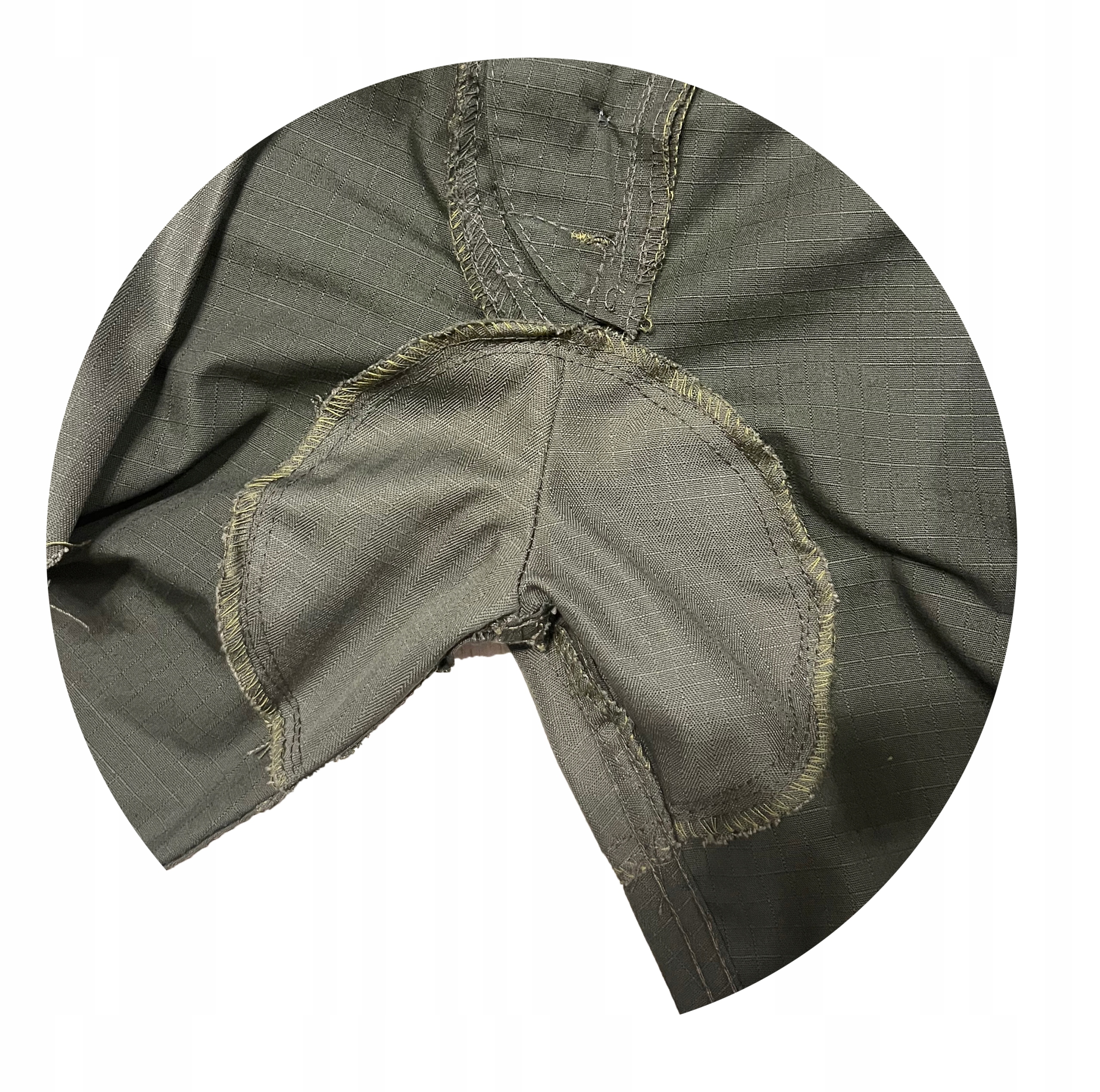 SPODNIE WOJSKOWE TAKTYCZNE OLIWKOWE BOJÓWKI L Materiał dominujący bawełna